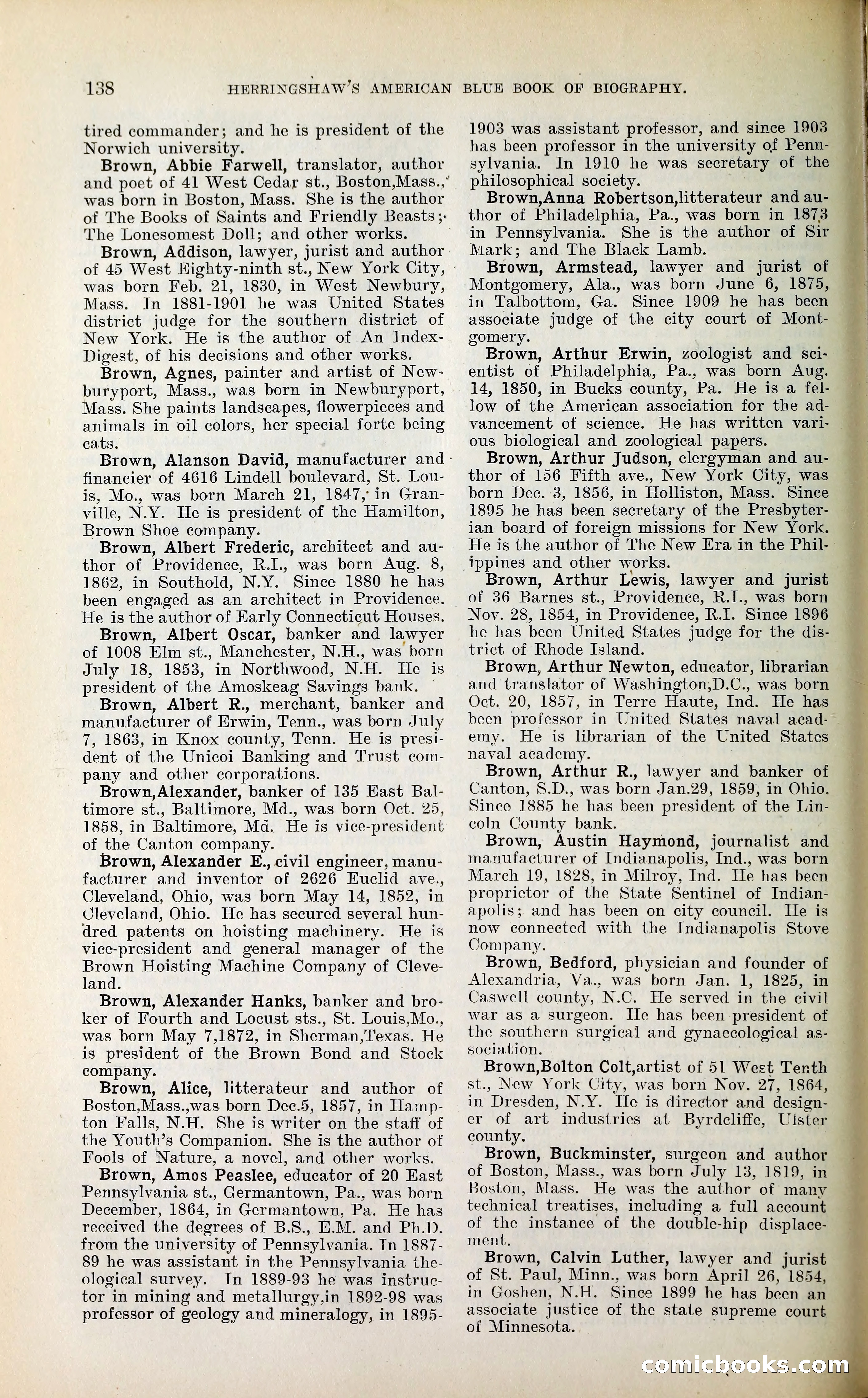 Herringshaw's American Blue Book of Biography — page 151 of 394