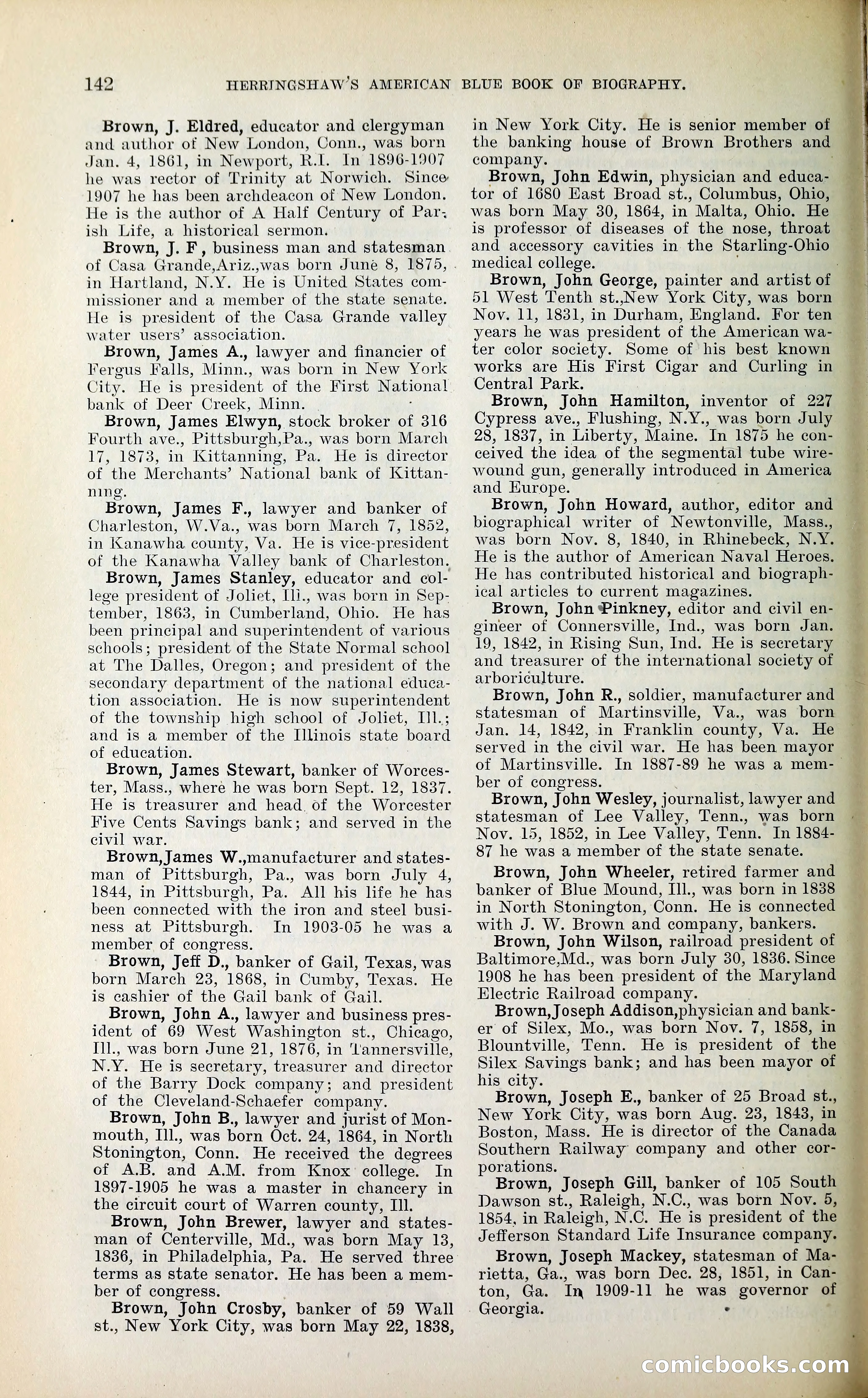 Herringshaw's American Blue Book of Biography — page 155 of 394