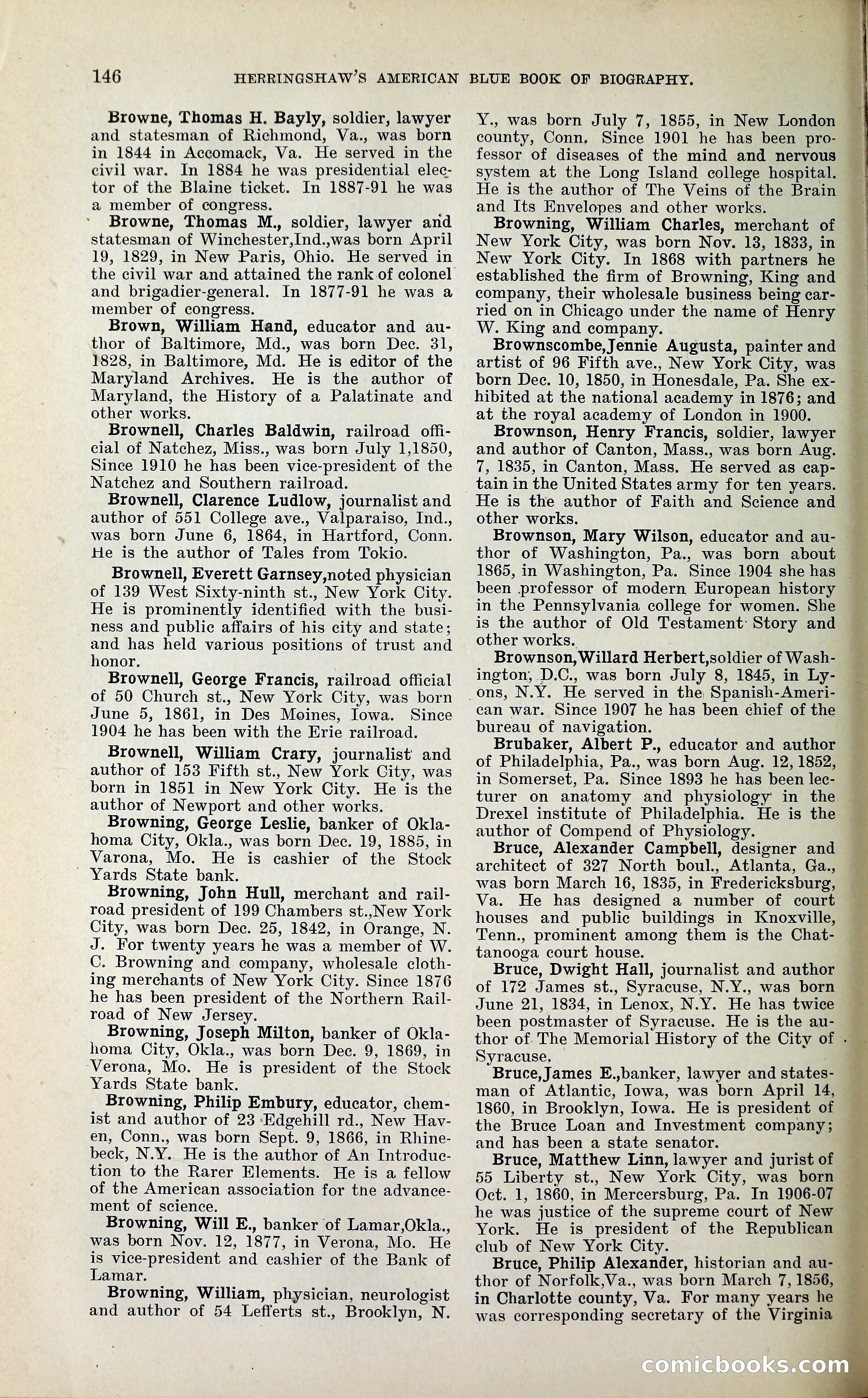 Herringshaw's American Blue Book of Biography — page 159 of 394
