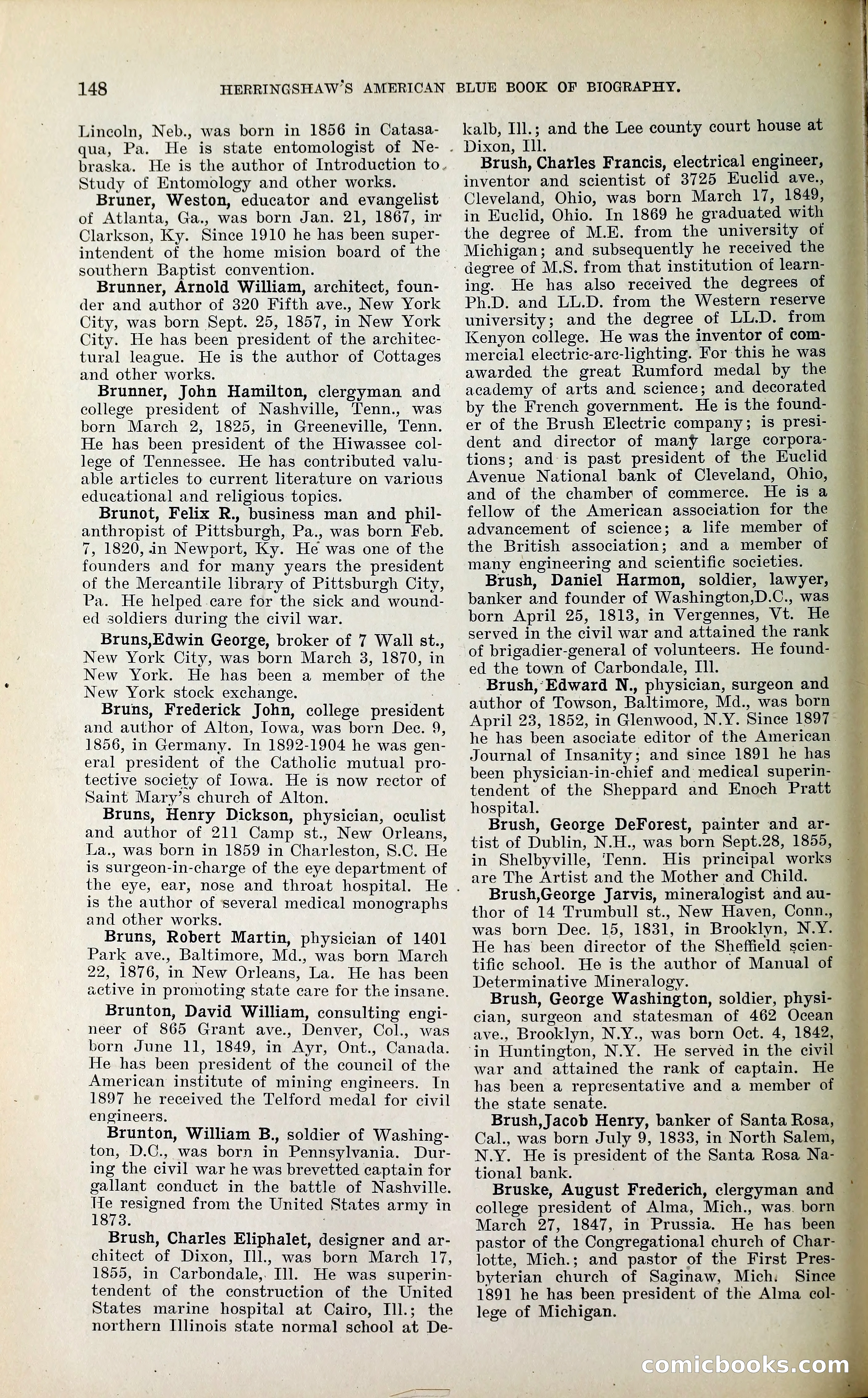 Herringshaw's American Blue Book of Biography — page 161 of 394