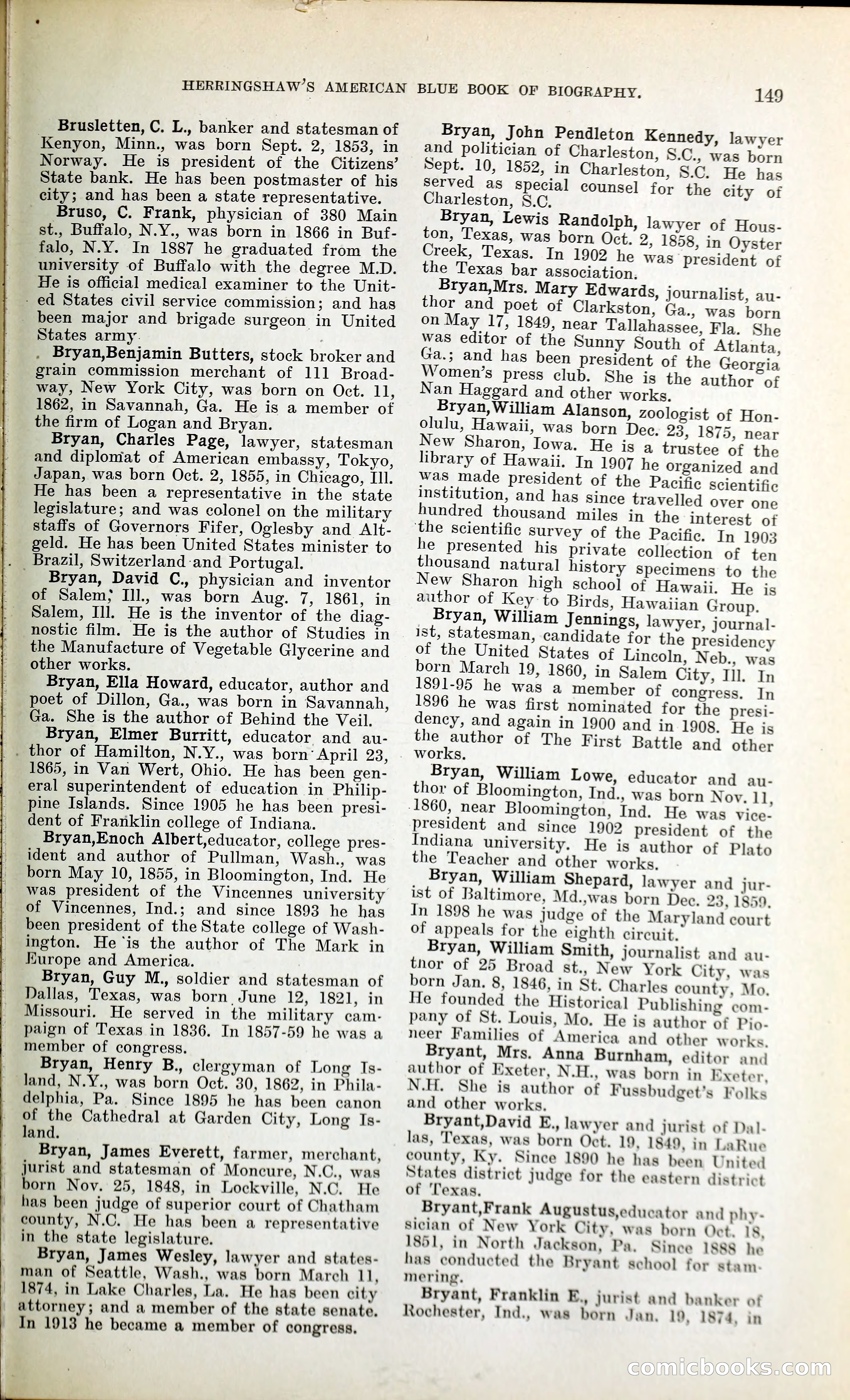 Herringshaw's American Blue Book of Biography — page 162 of 394