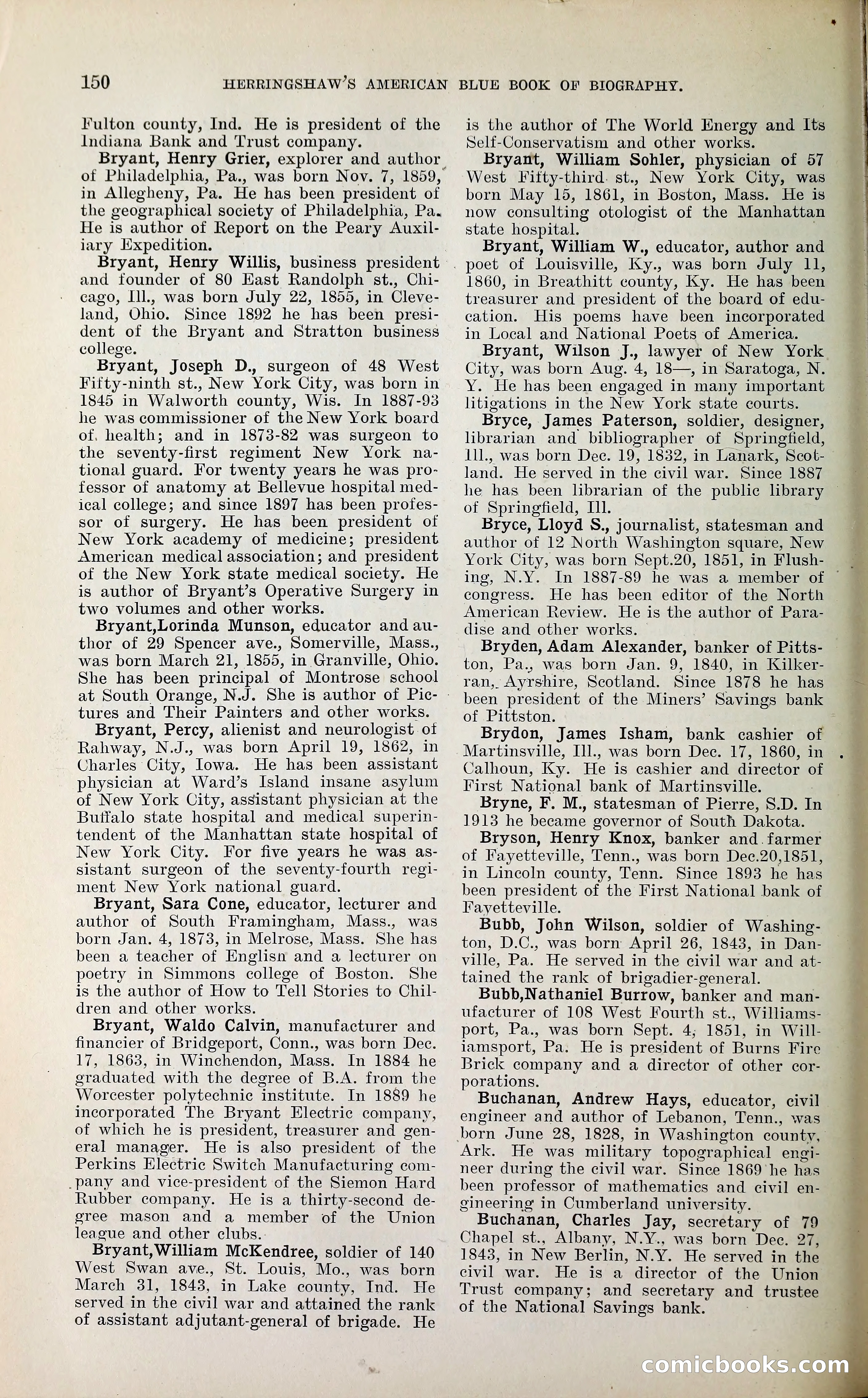 Herringshaw's American Blue Book of Biography — page 163 of 394