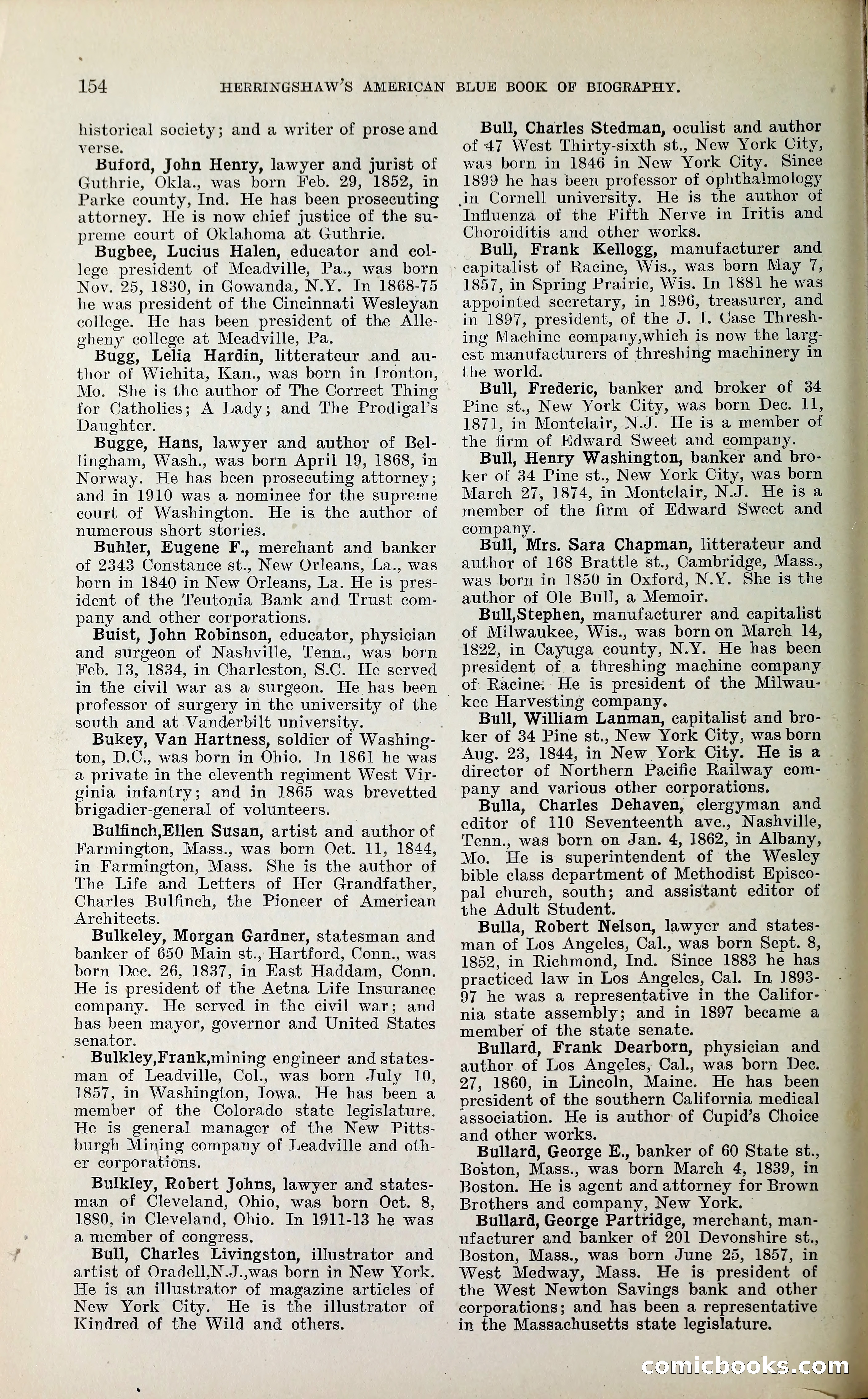 Herringshaw's American Blue Book of Biography — page 167 of 394