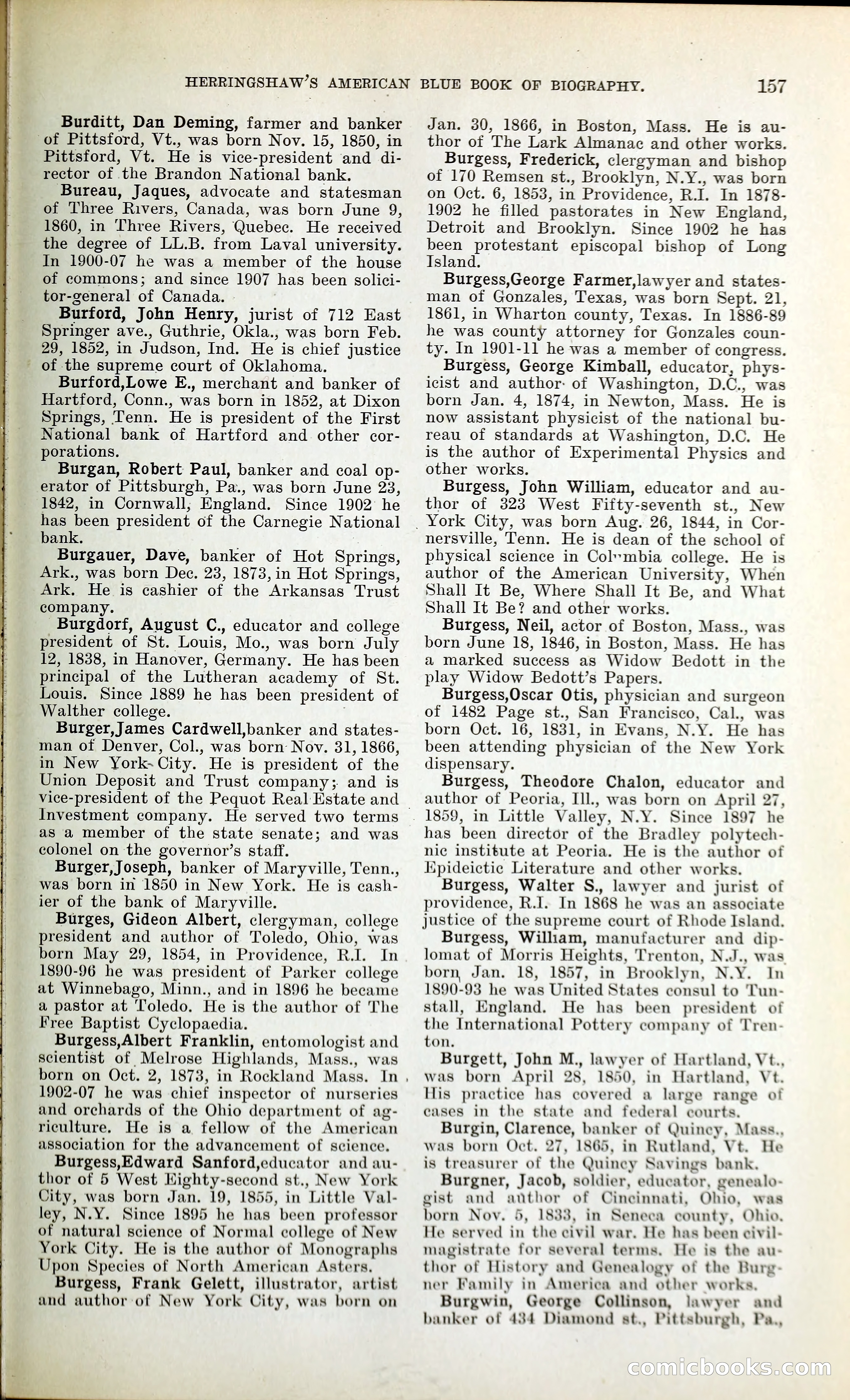 Herringshaw's American Blue Book of Biography — page 170 of 394
