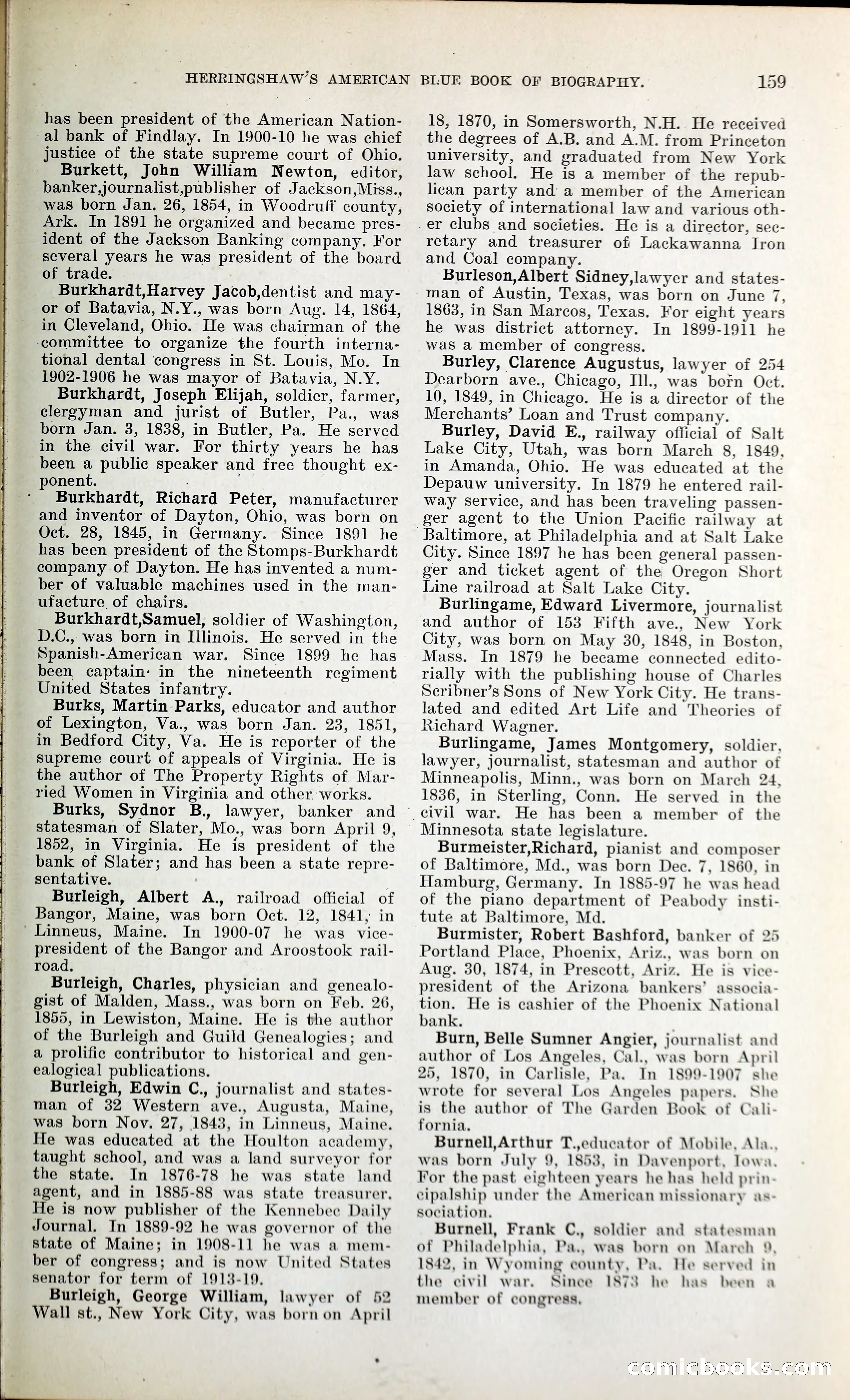 Herringshaw's American Blue Book of Biography — page 172 of 394