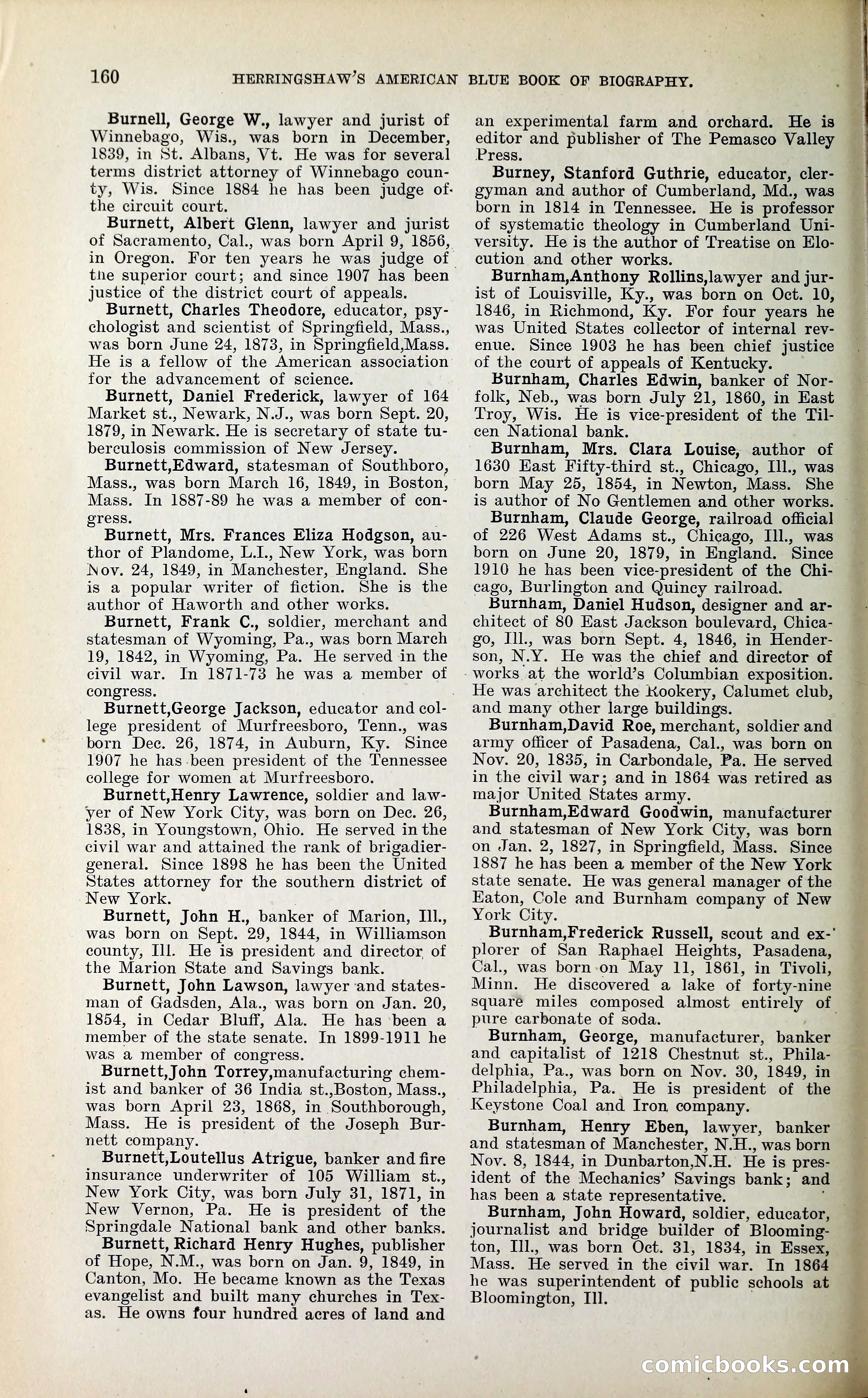 Herringshaw's American Blue Book of Biography — page 173 of 394