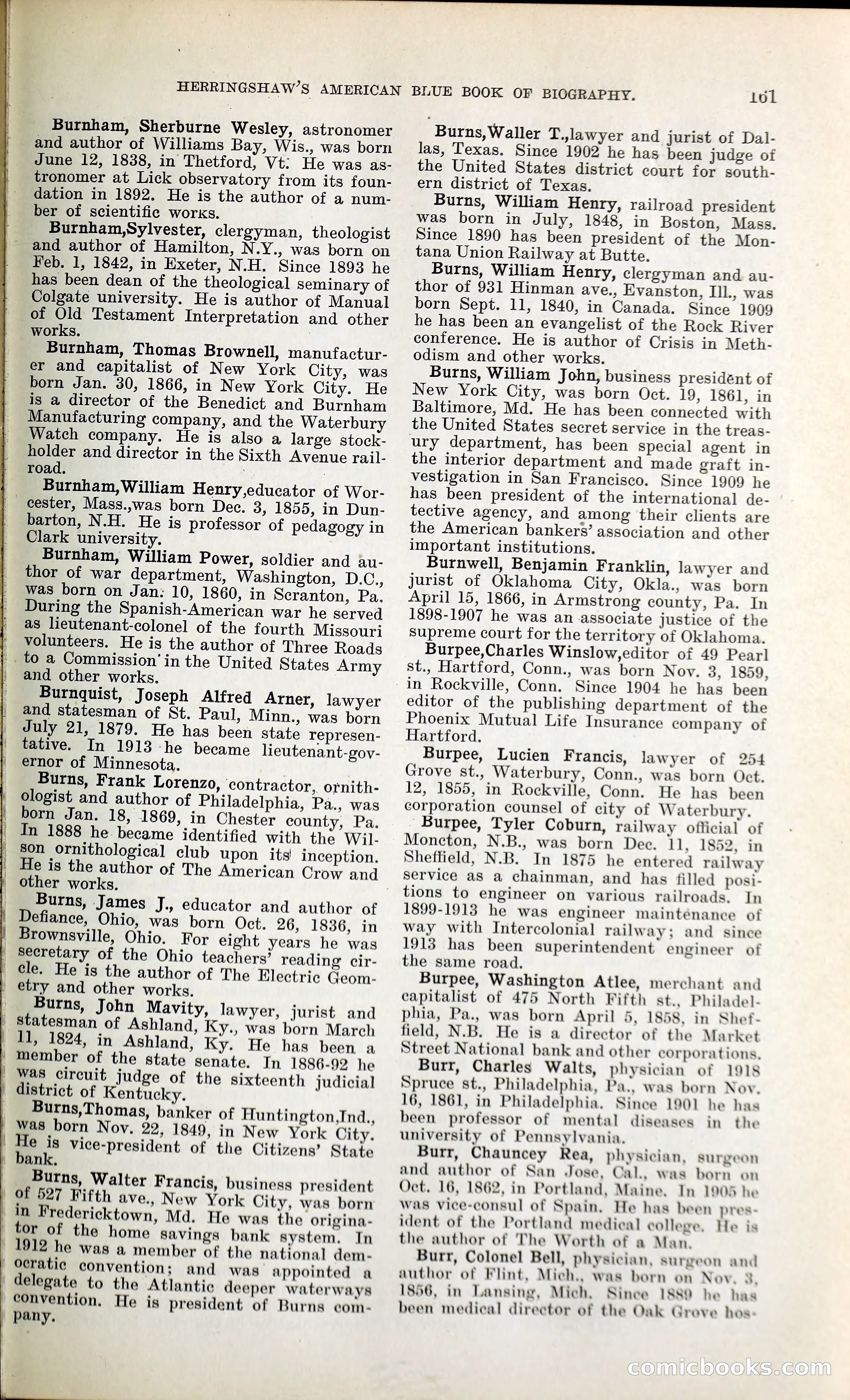 Herringshaw's American Blue Book of Biography — page 174 of 394