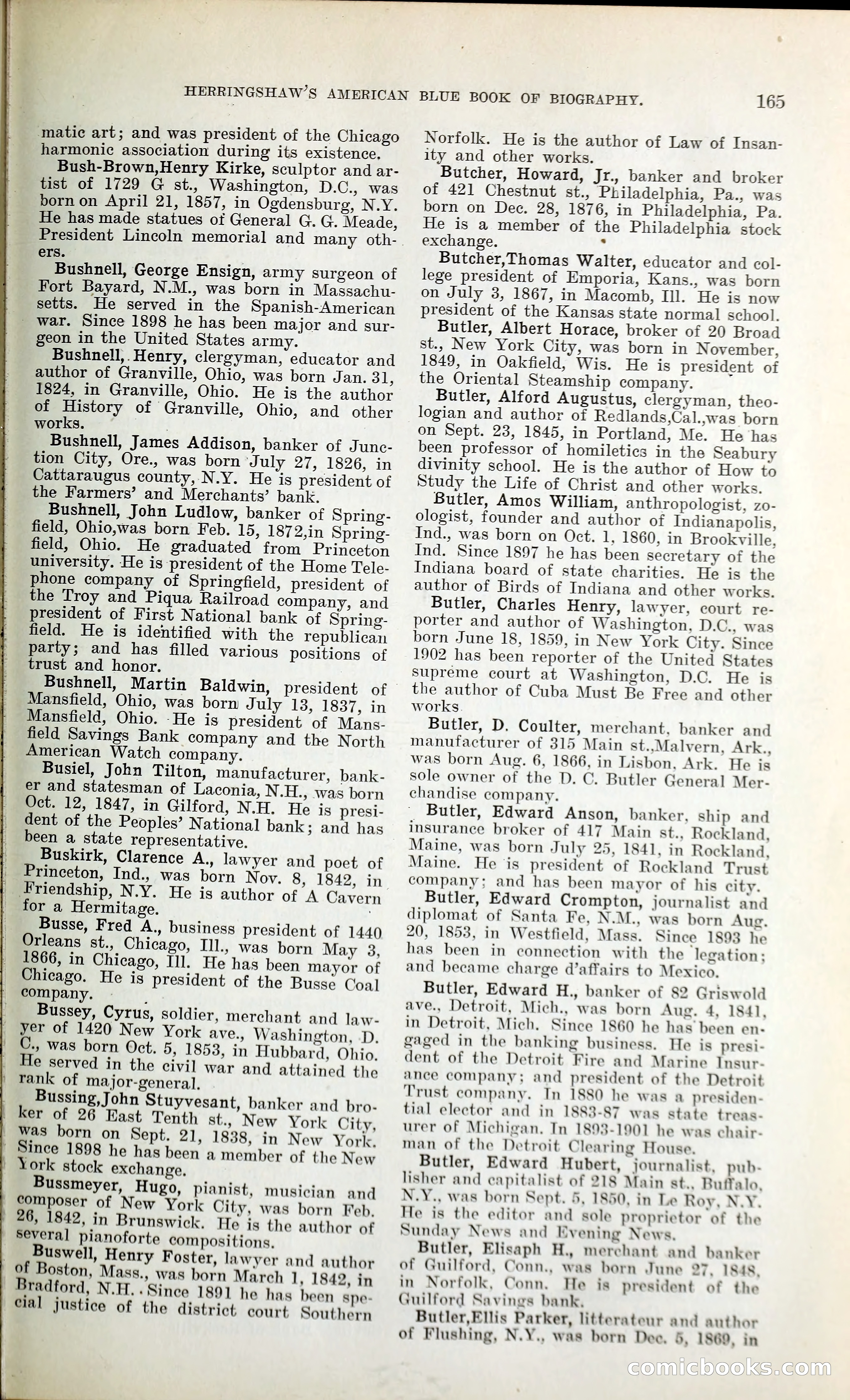 Herringshaw's American Blue Book of Biography — page 178 of 394
