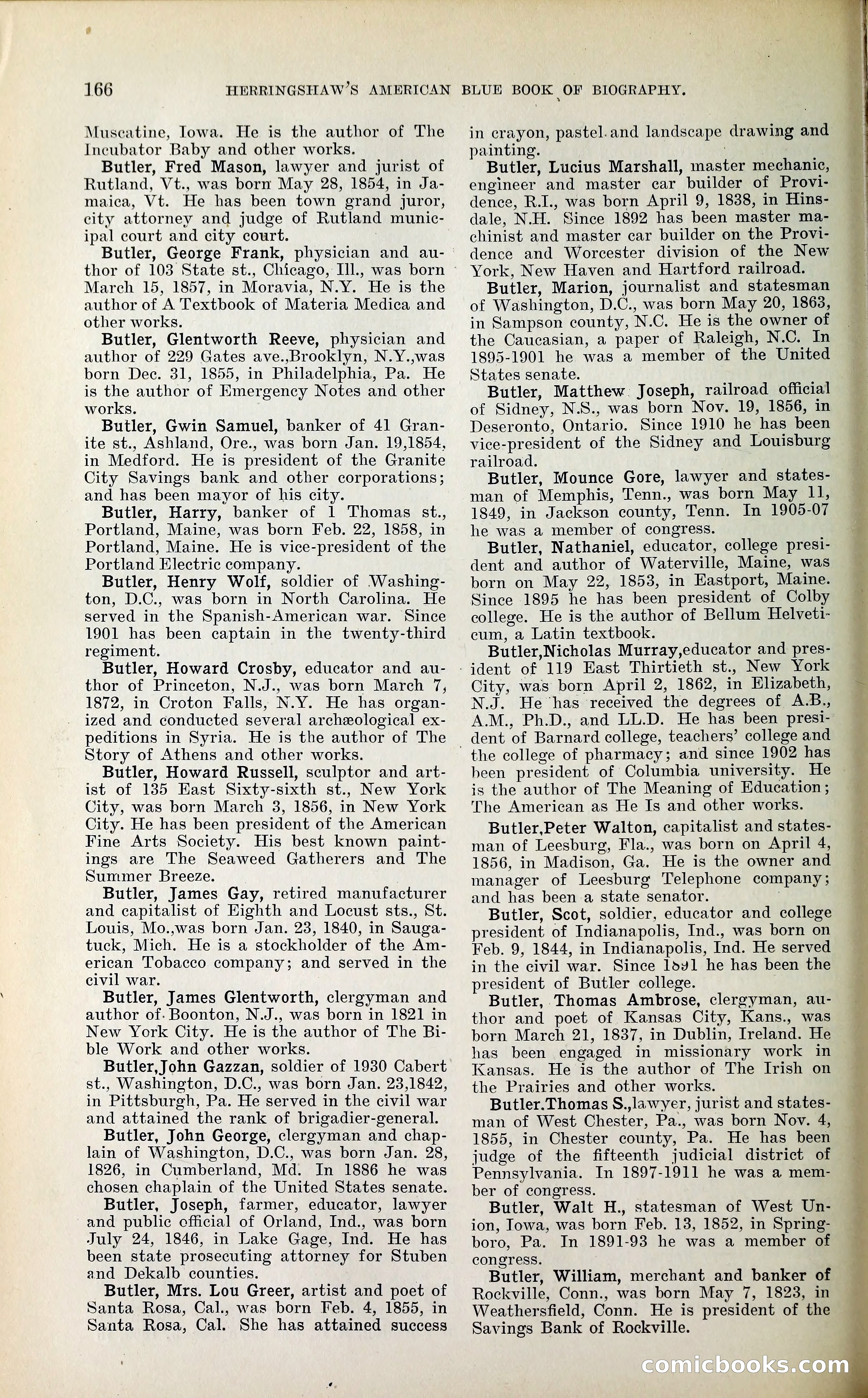 Herringshaw's American Blue Book of Biography — page 179 of 394