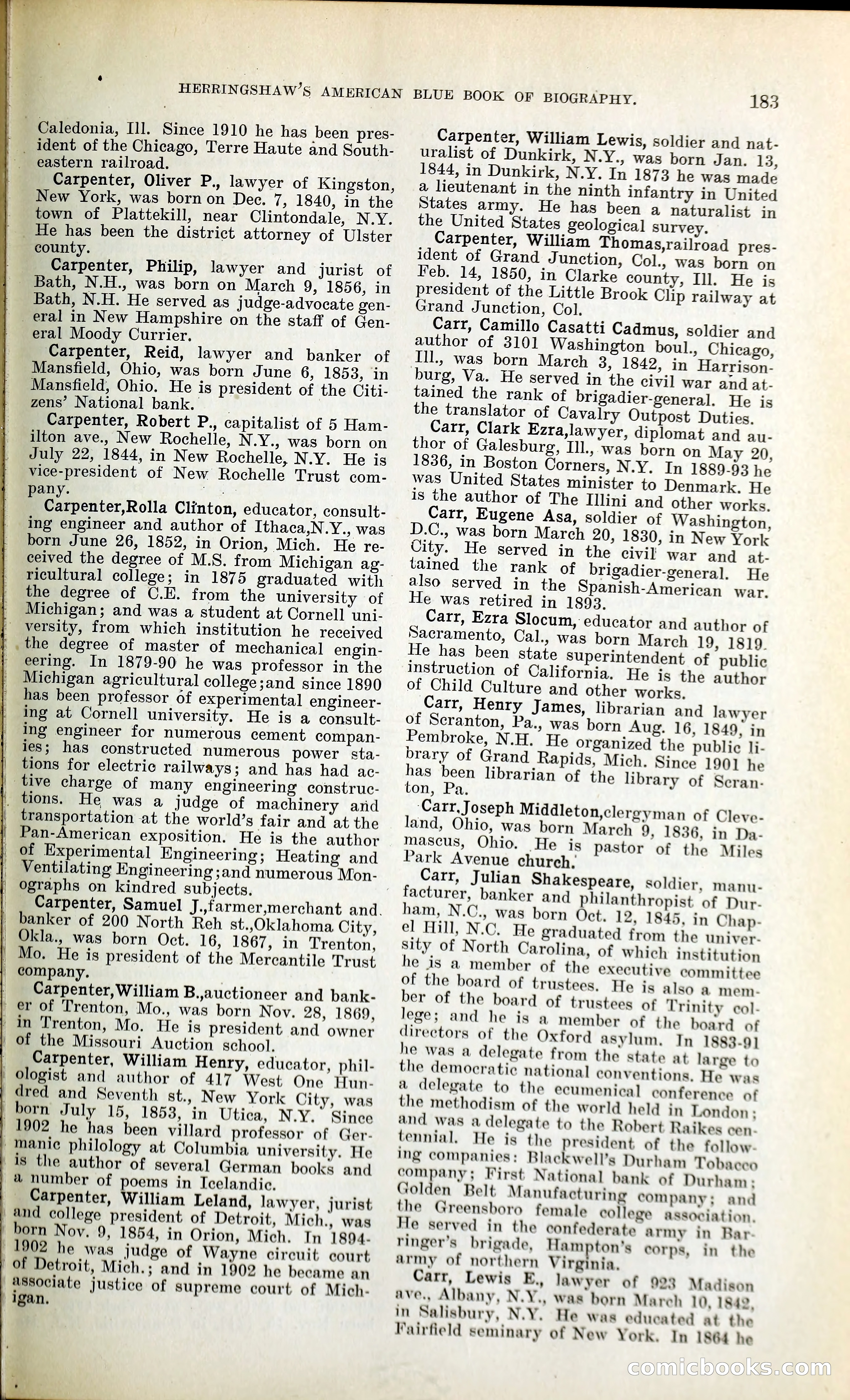 Herringshaw's American Blue Book of Biography — page 196 of 394