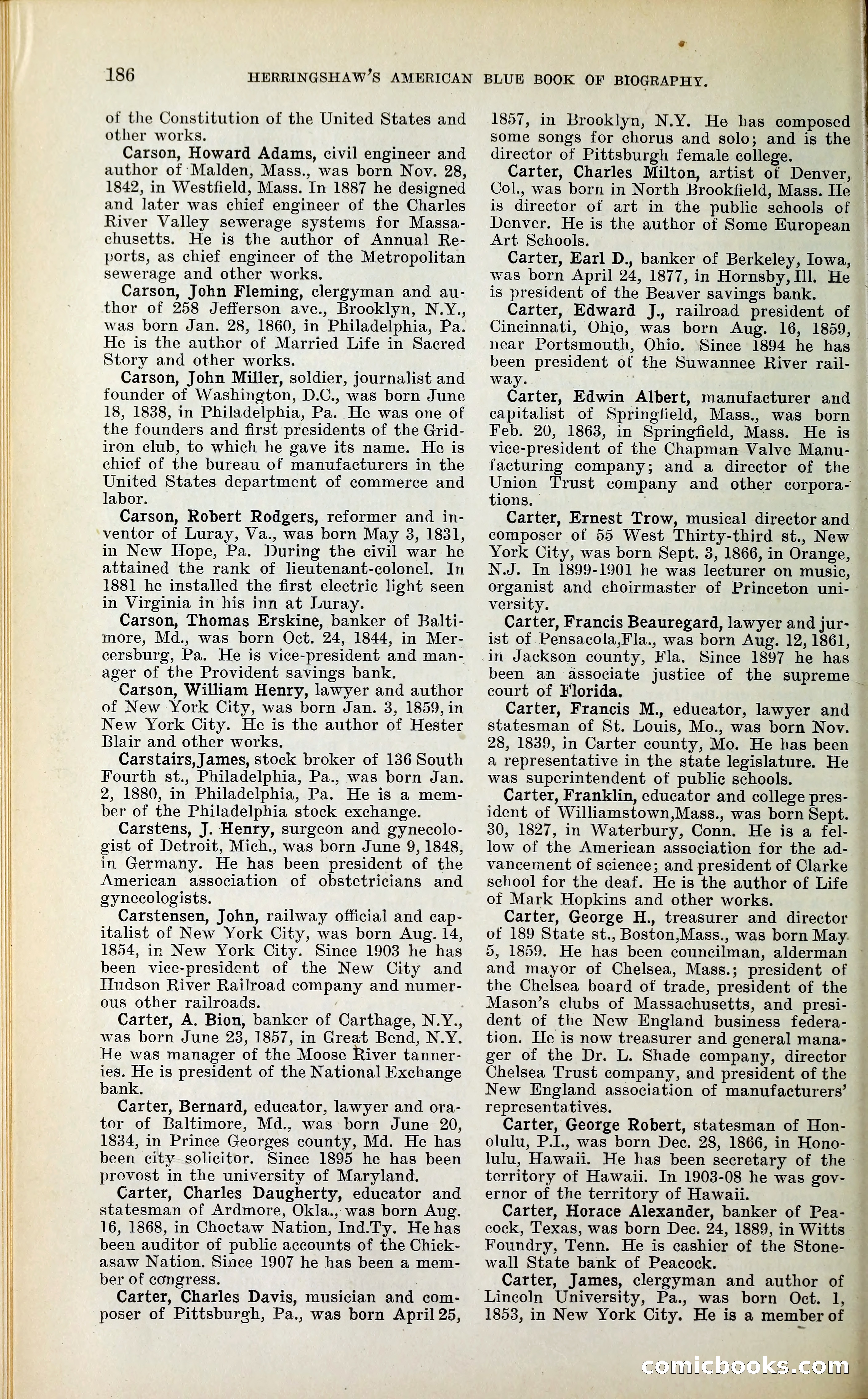 Herringshaw's American Blue Book of Biography — page 199 of 394