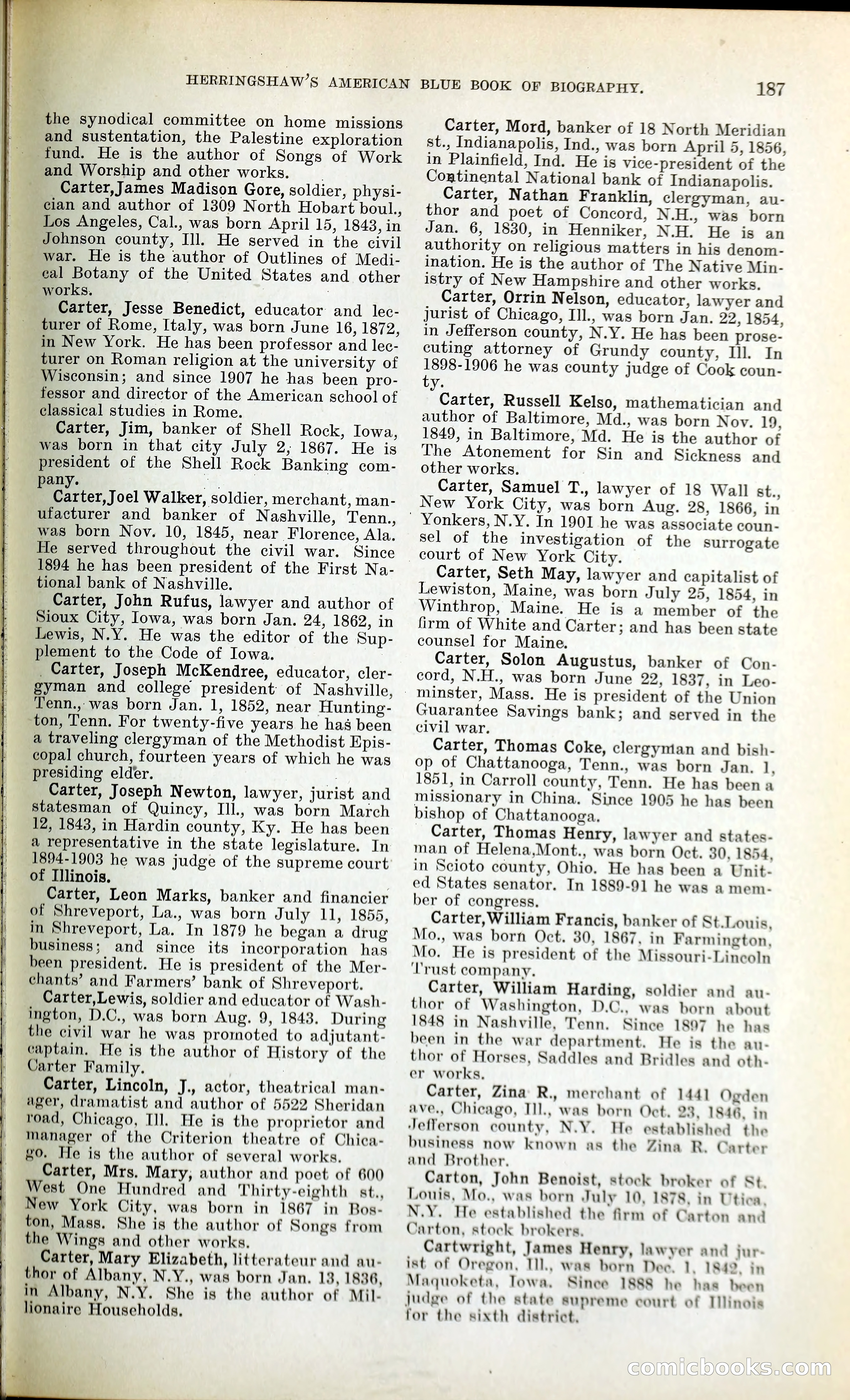 Herringshaw's American Blue Book of Biography — page 200 of 394