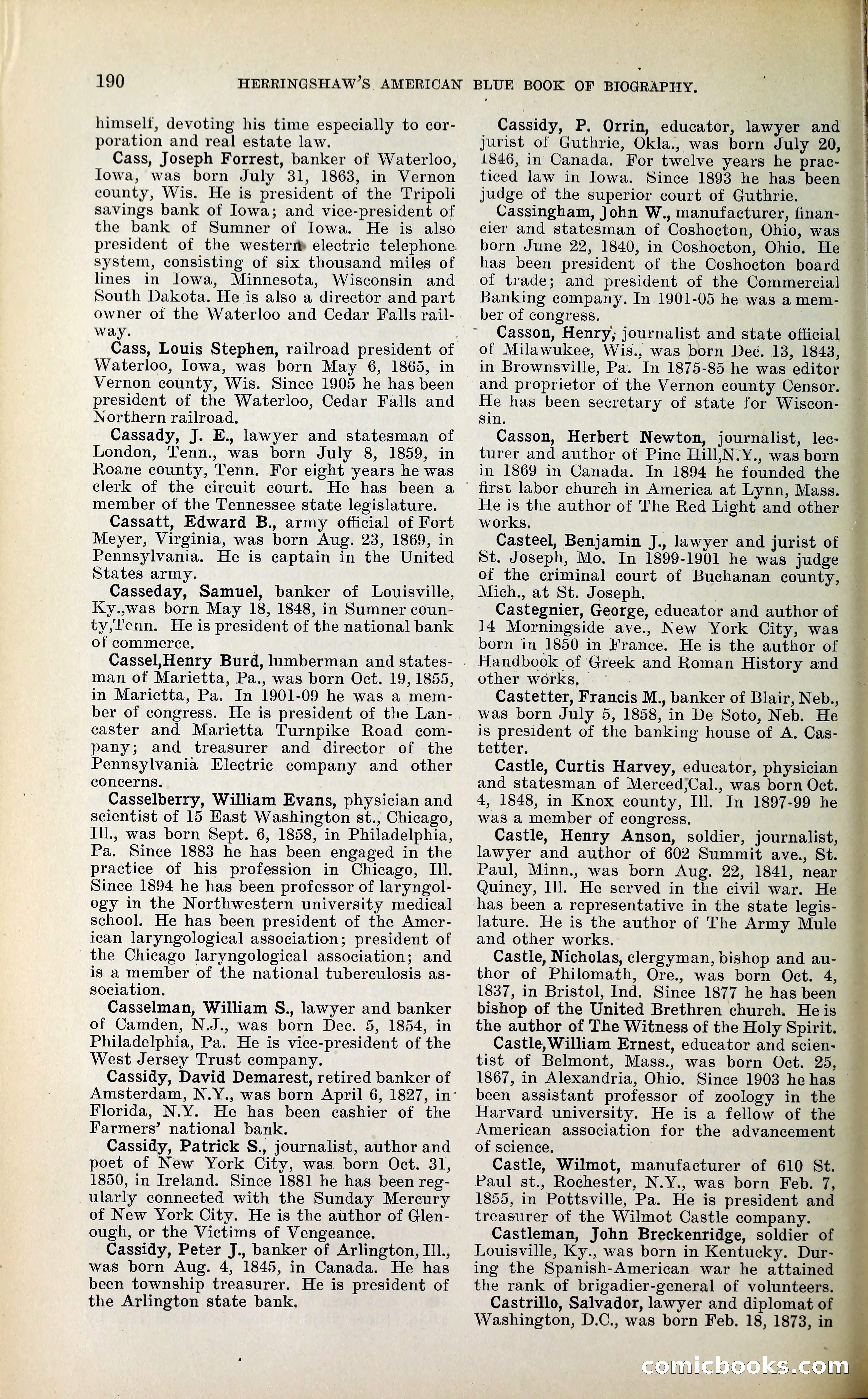 Herringshaw's American Blue Book of Biography — page 203 of 394
