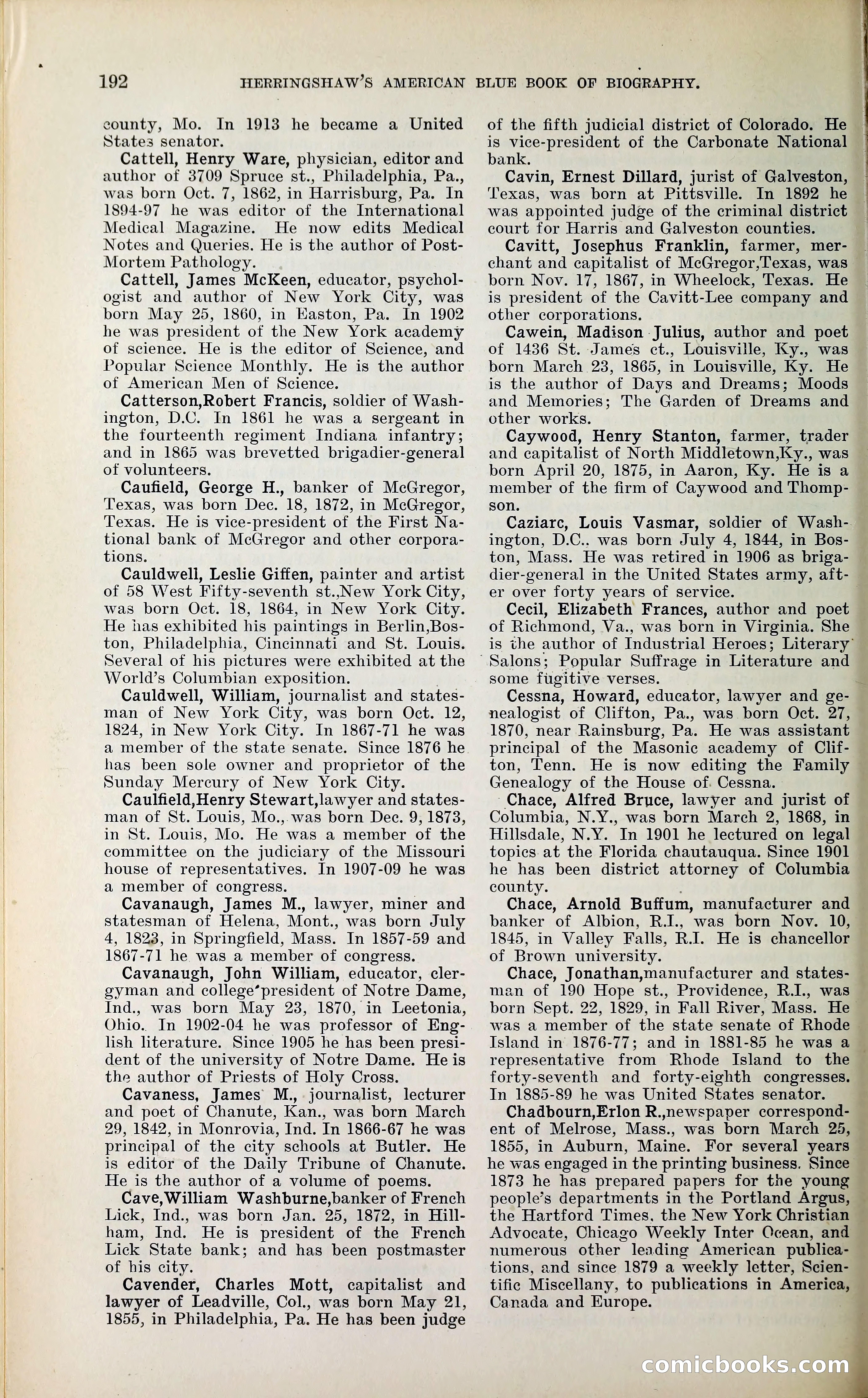 Herringshaw's American Blue Book of Biography — page 205 of 394