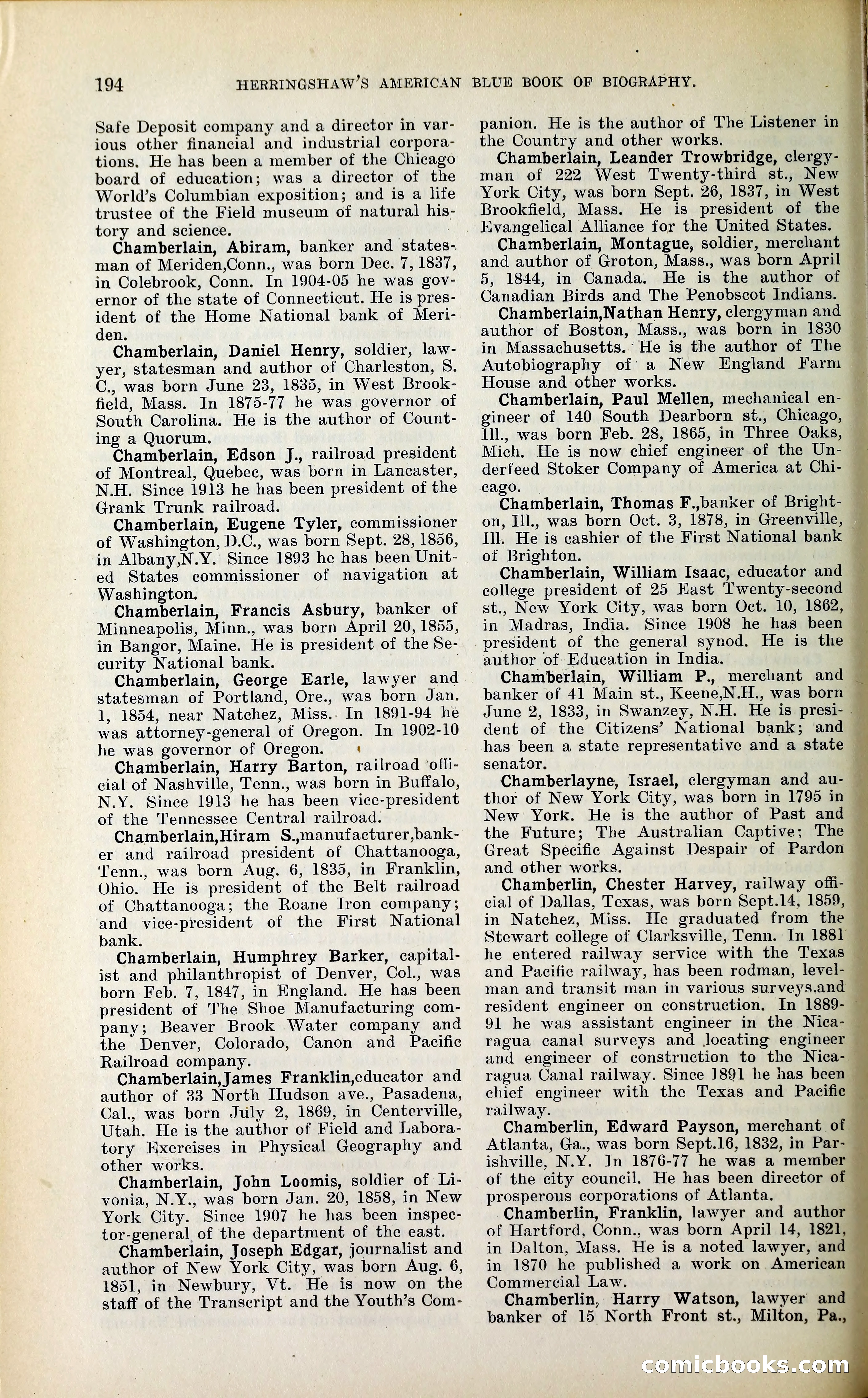 Herringshaw's American Blue Book of Biography — page 207 of 394