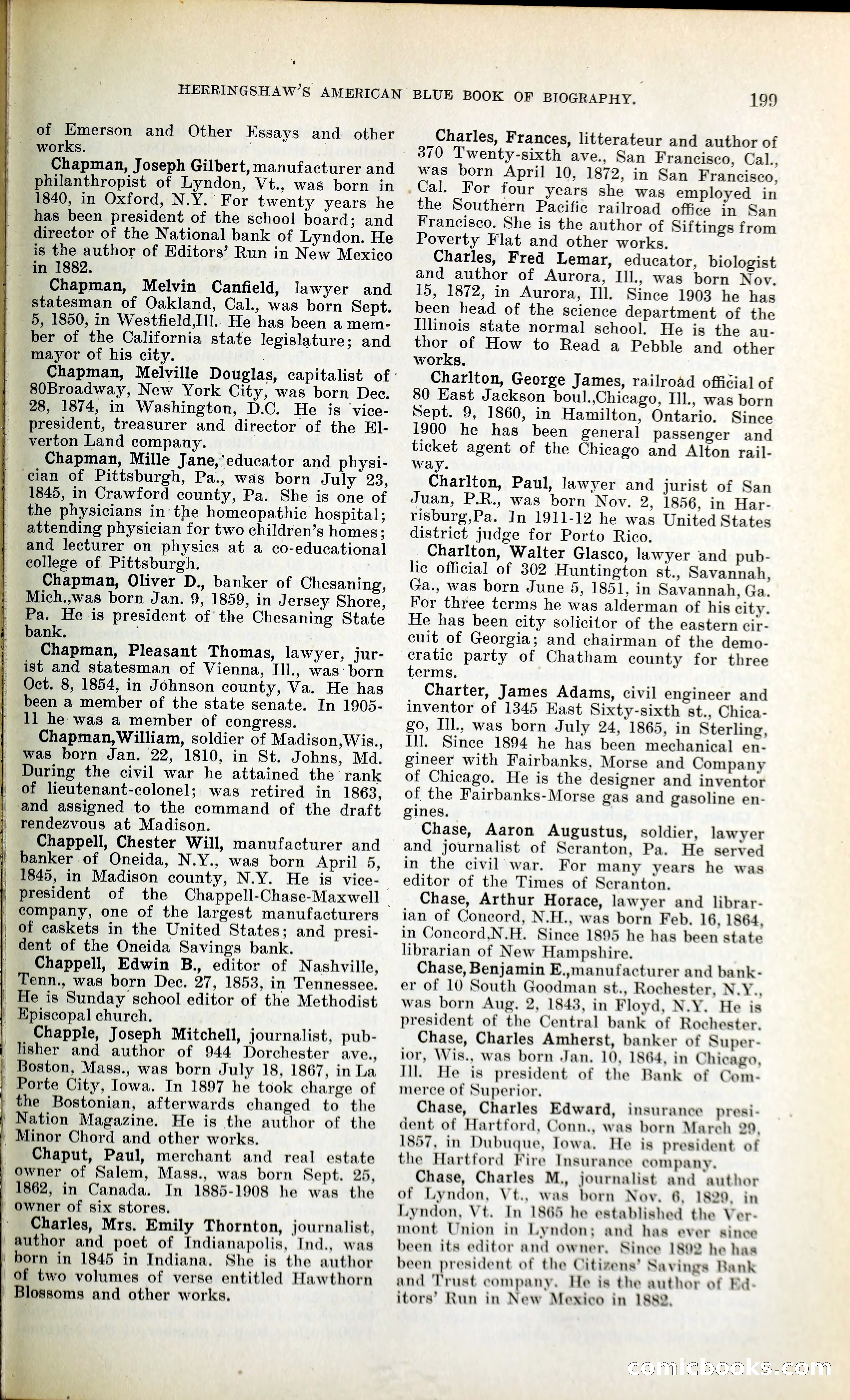 Herringshaw's American Blue Book of Biography — page 212 of 394