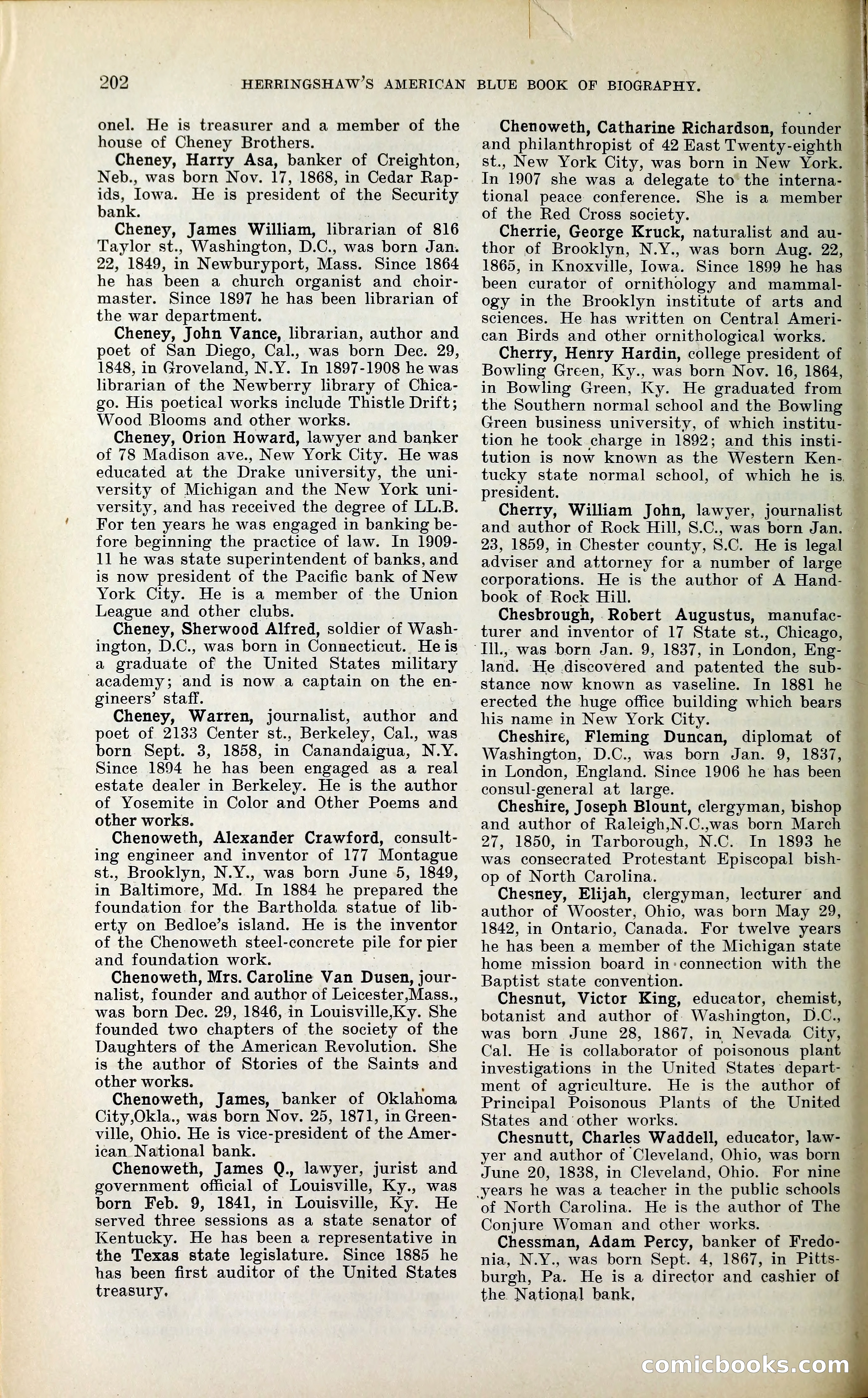 Herringshaw's American Blue Book of Biography — page 215 of 394