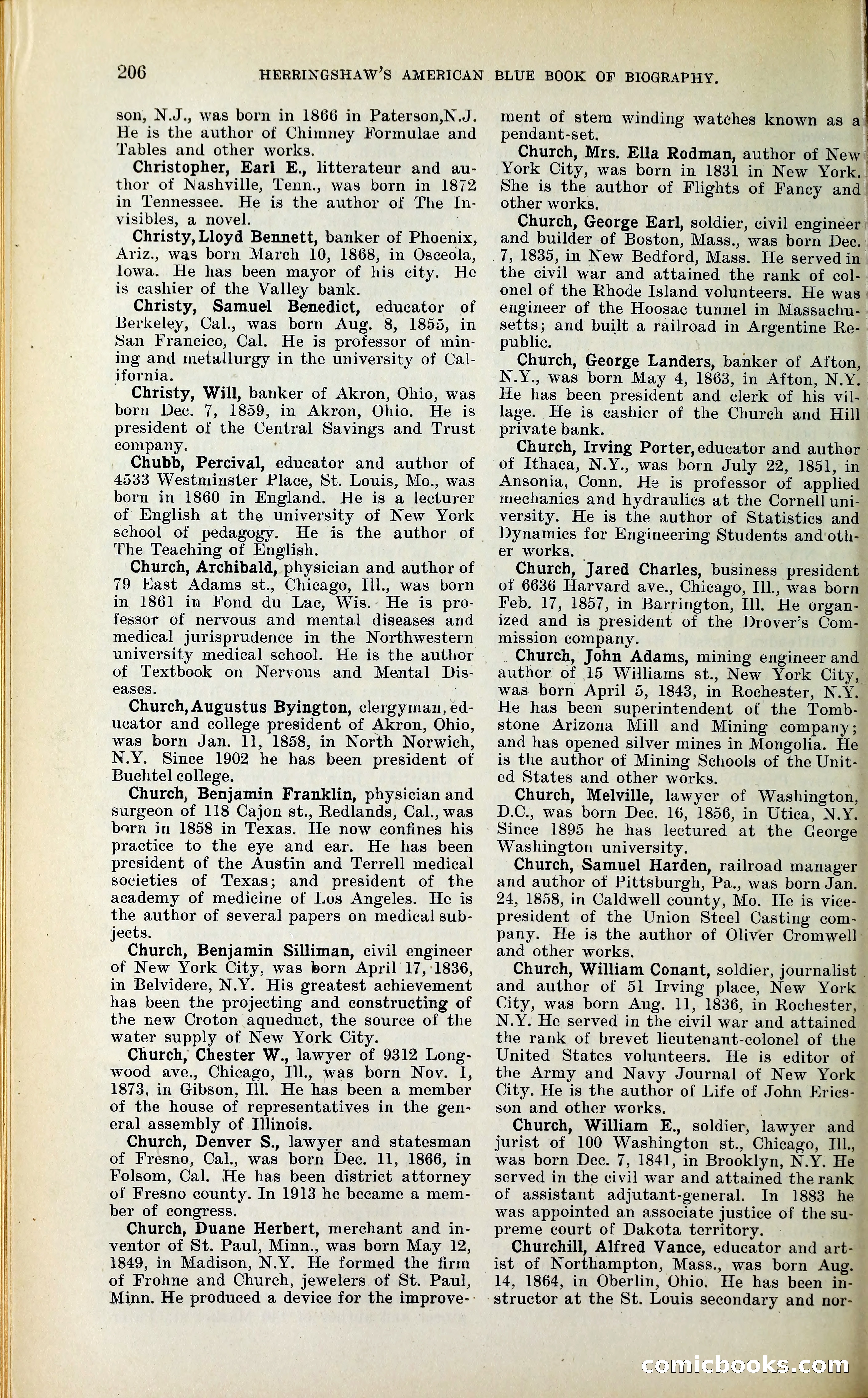 Herringshaw's American Blue Book of Biography — page 219 of 394
