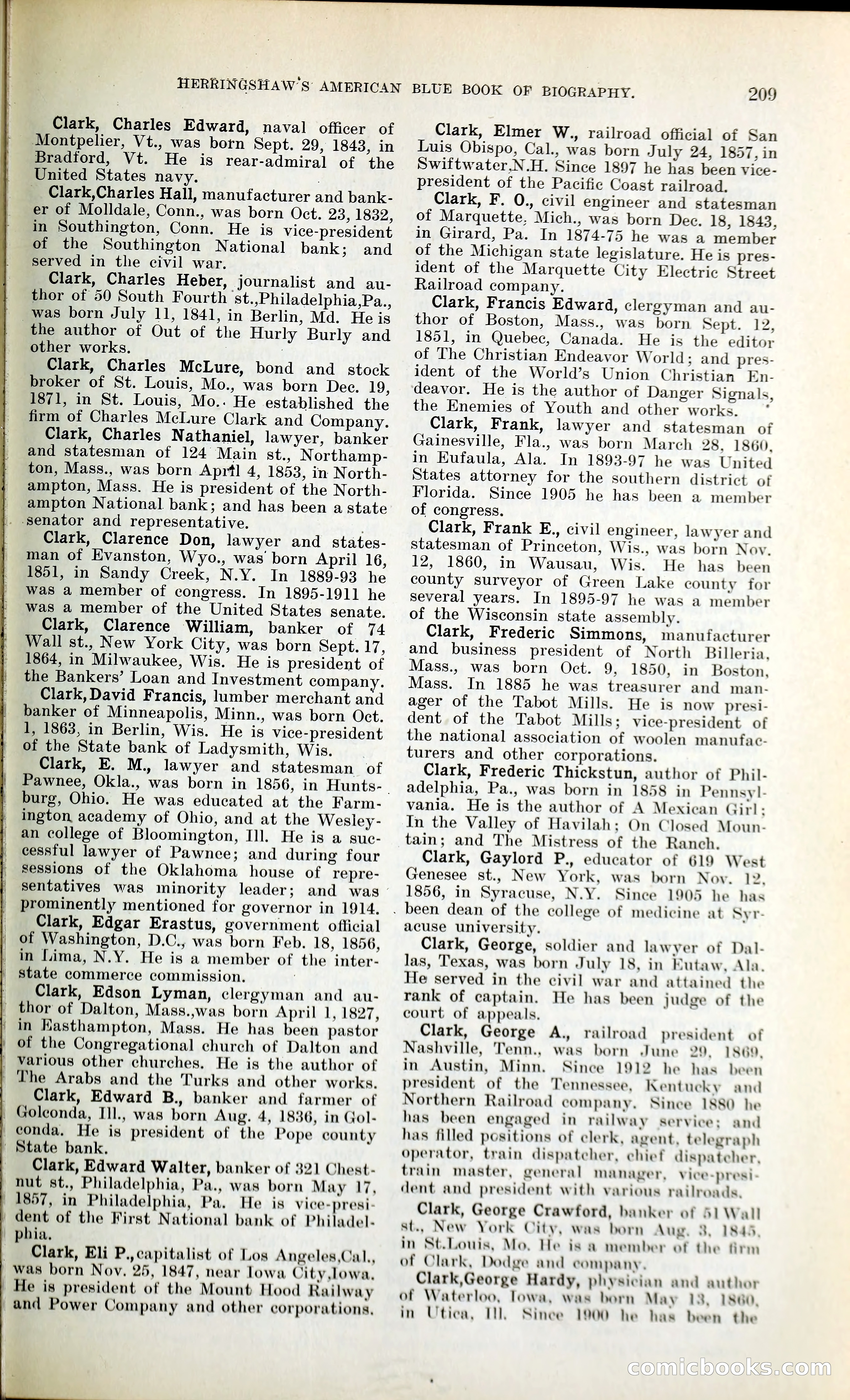 Herringshaw's American Blue Book of Biography — page 222 of 394