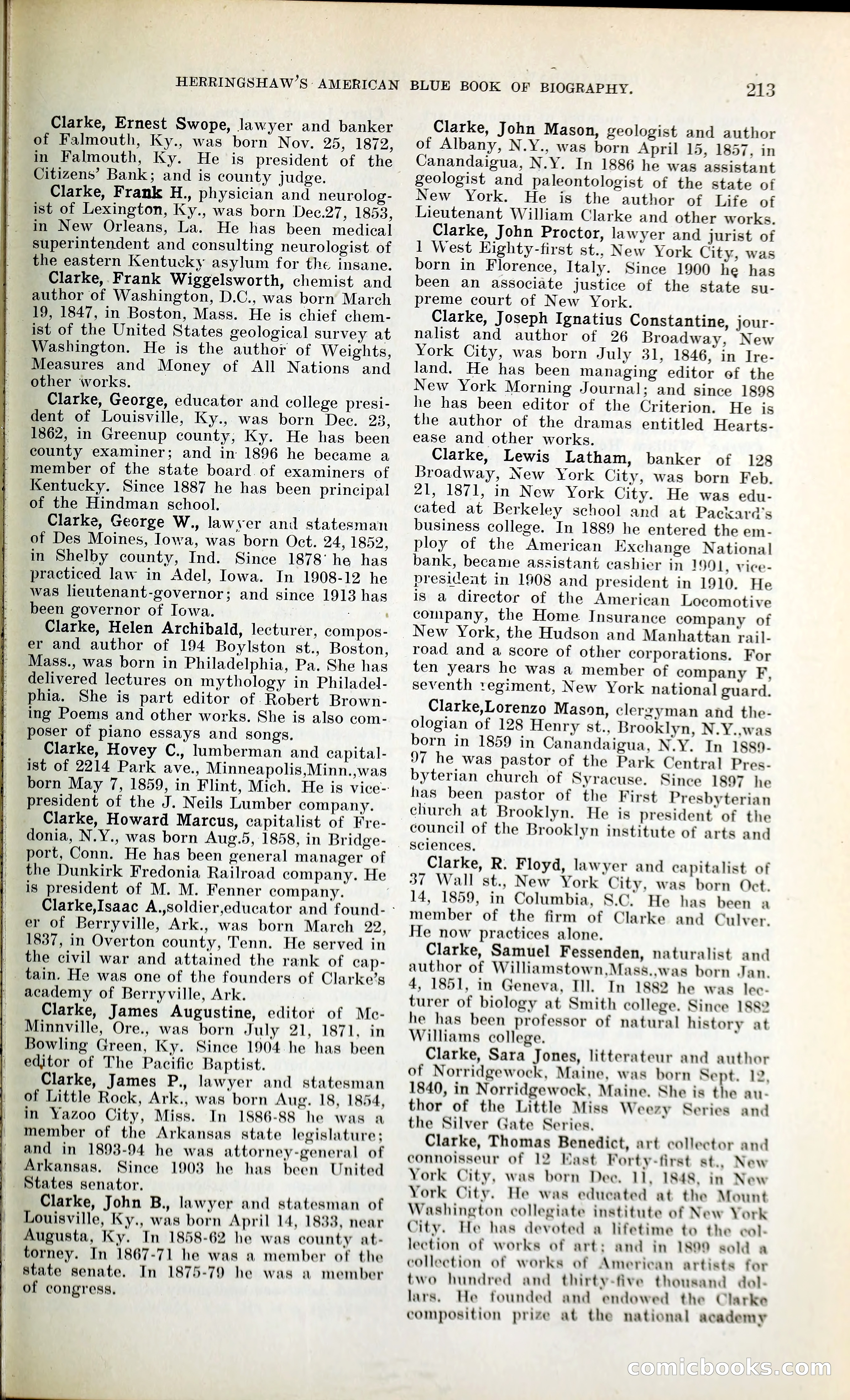 Herringshaw's American Blue Book of Biography — page 226 of 394