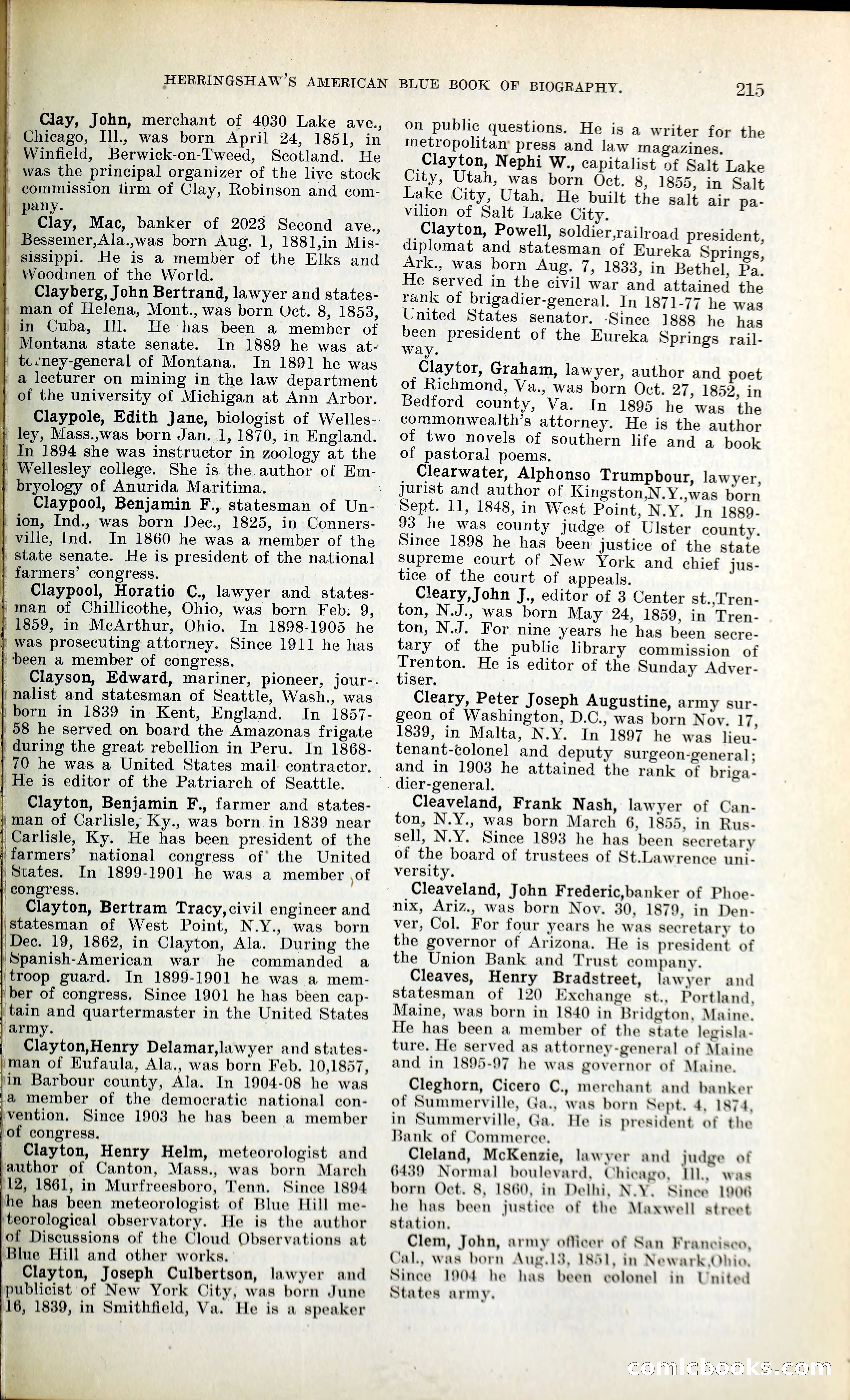 Herringshaw's American Blue Book of Biography — page 228 of 394