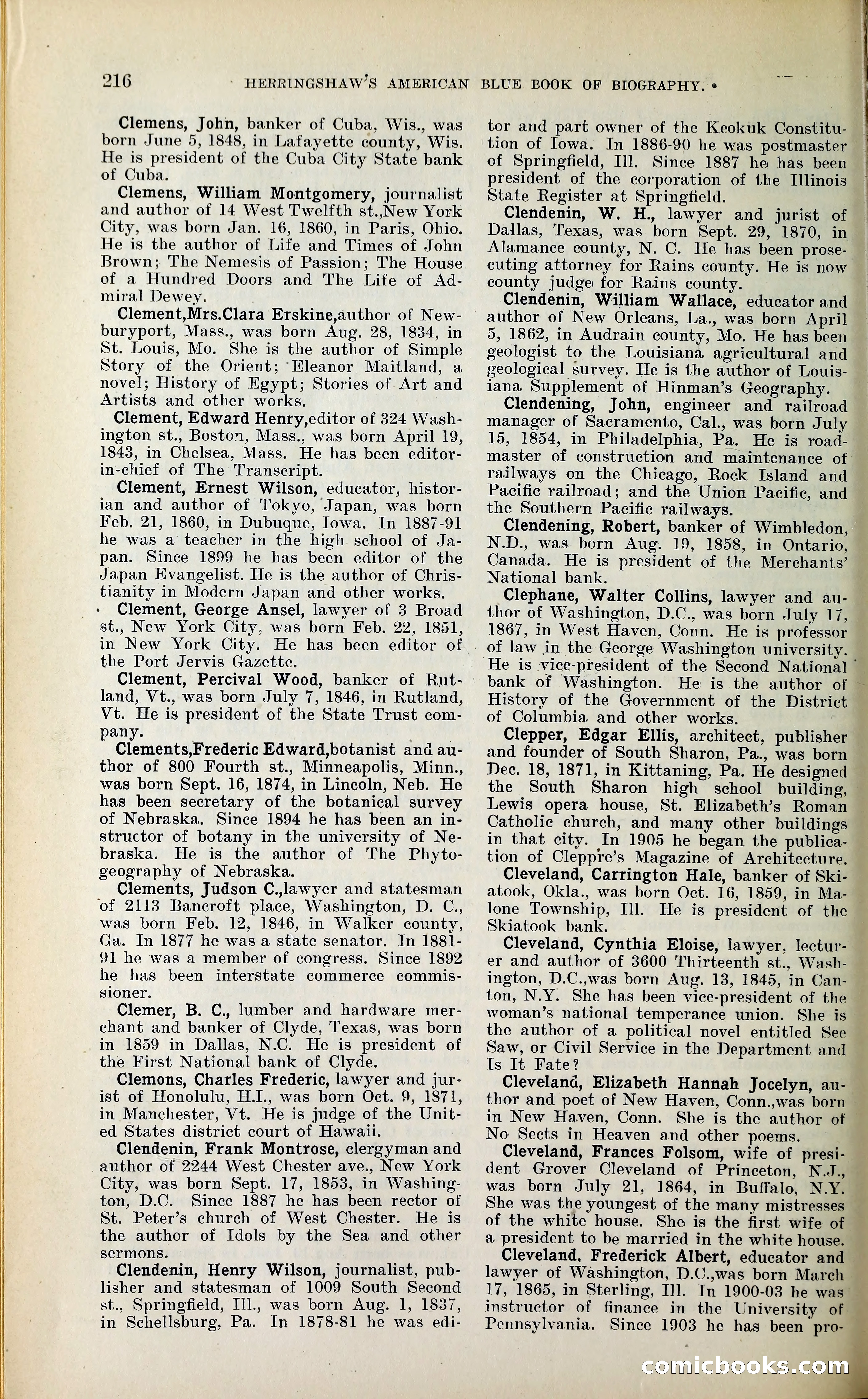 Herringshaw's American Blue Book of Biography — page 229 of 394