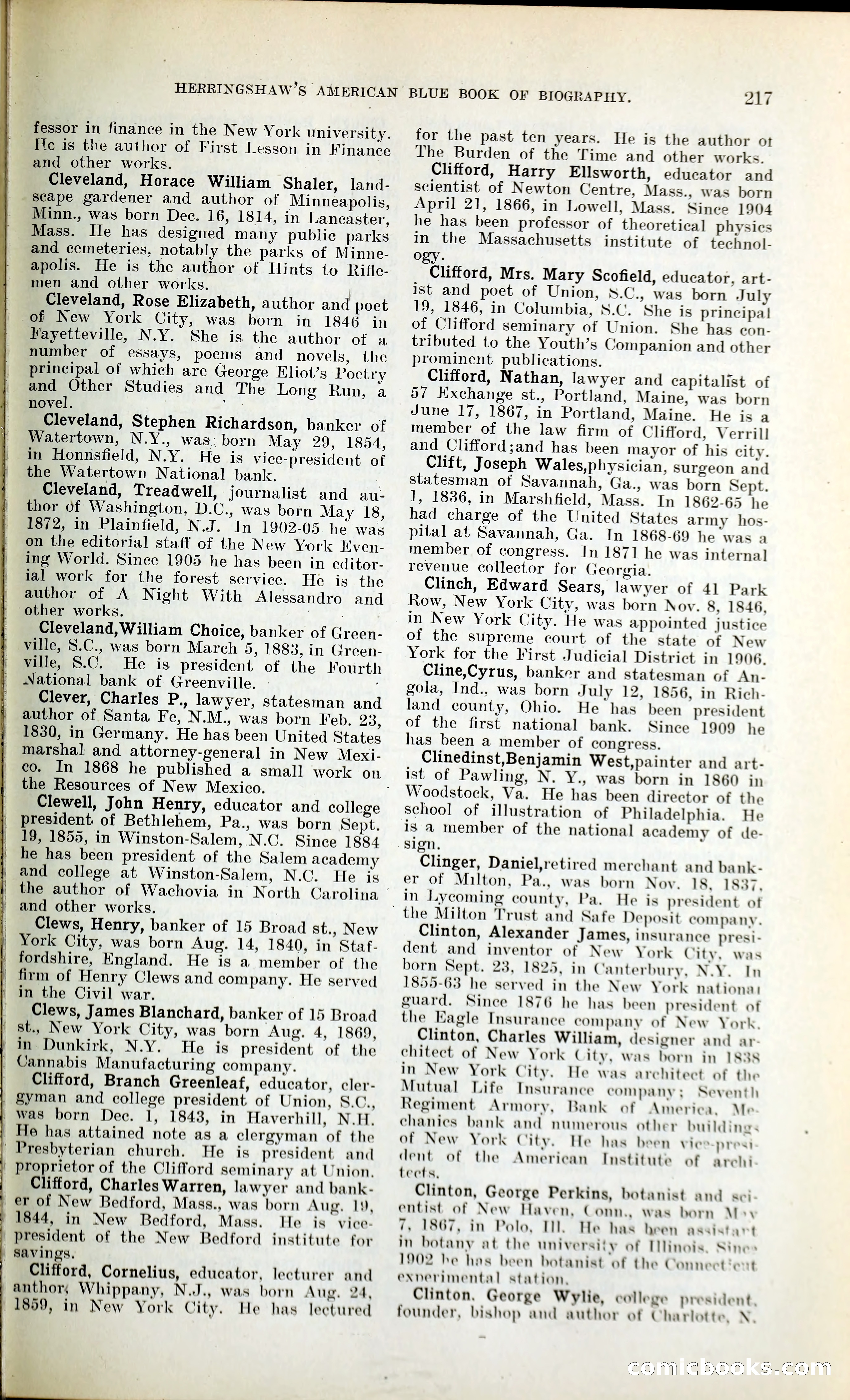 Herringshaw's American Blue Book of Biography — page 230 of 394