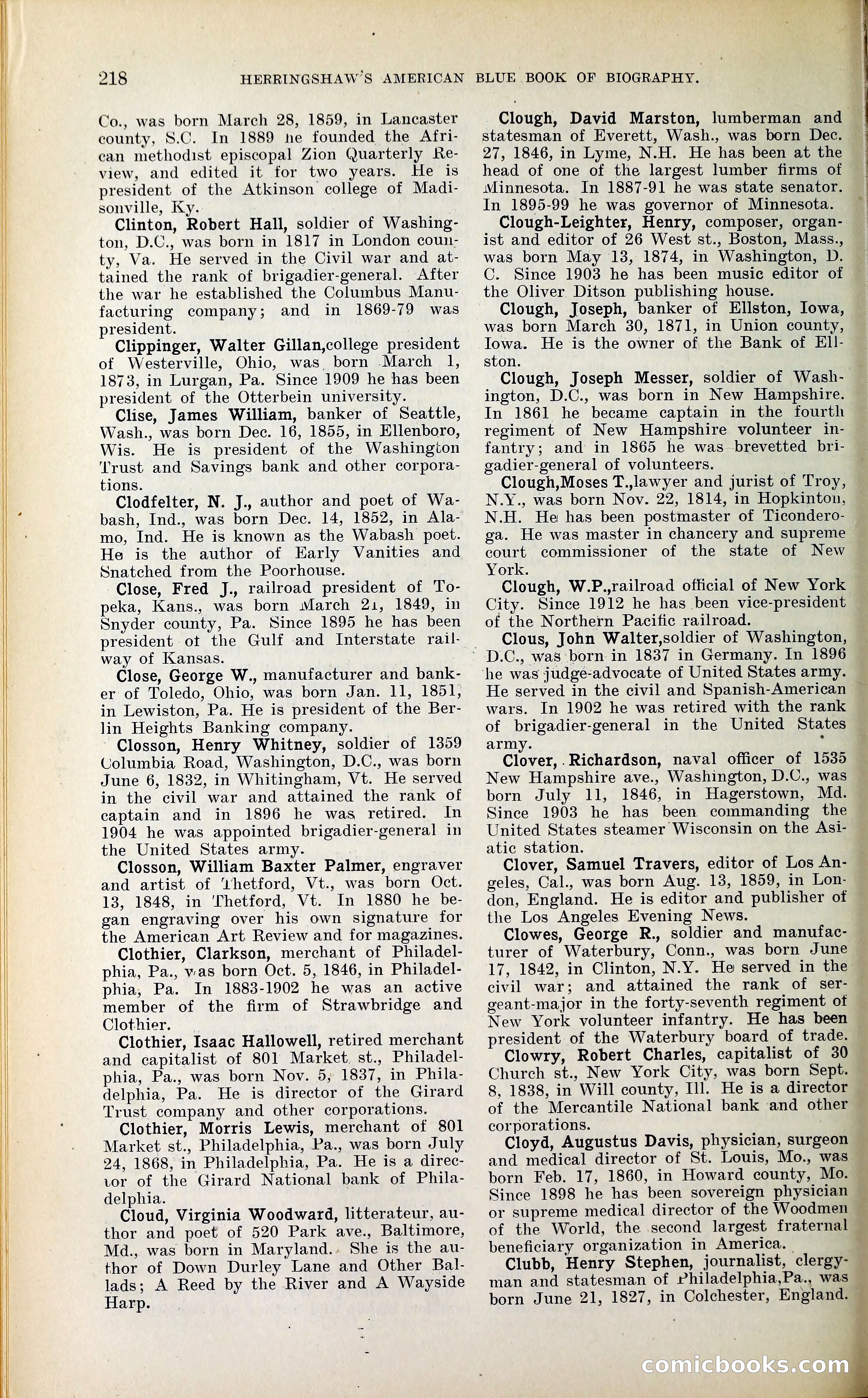Herringshaw's American Blue Book of Biography — page 231 of 394