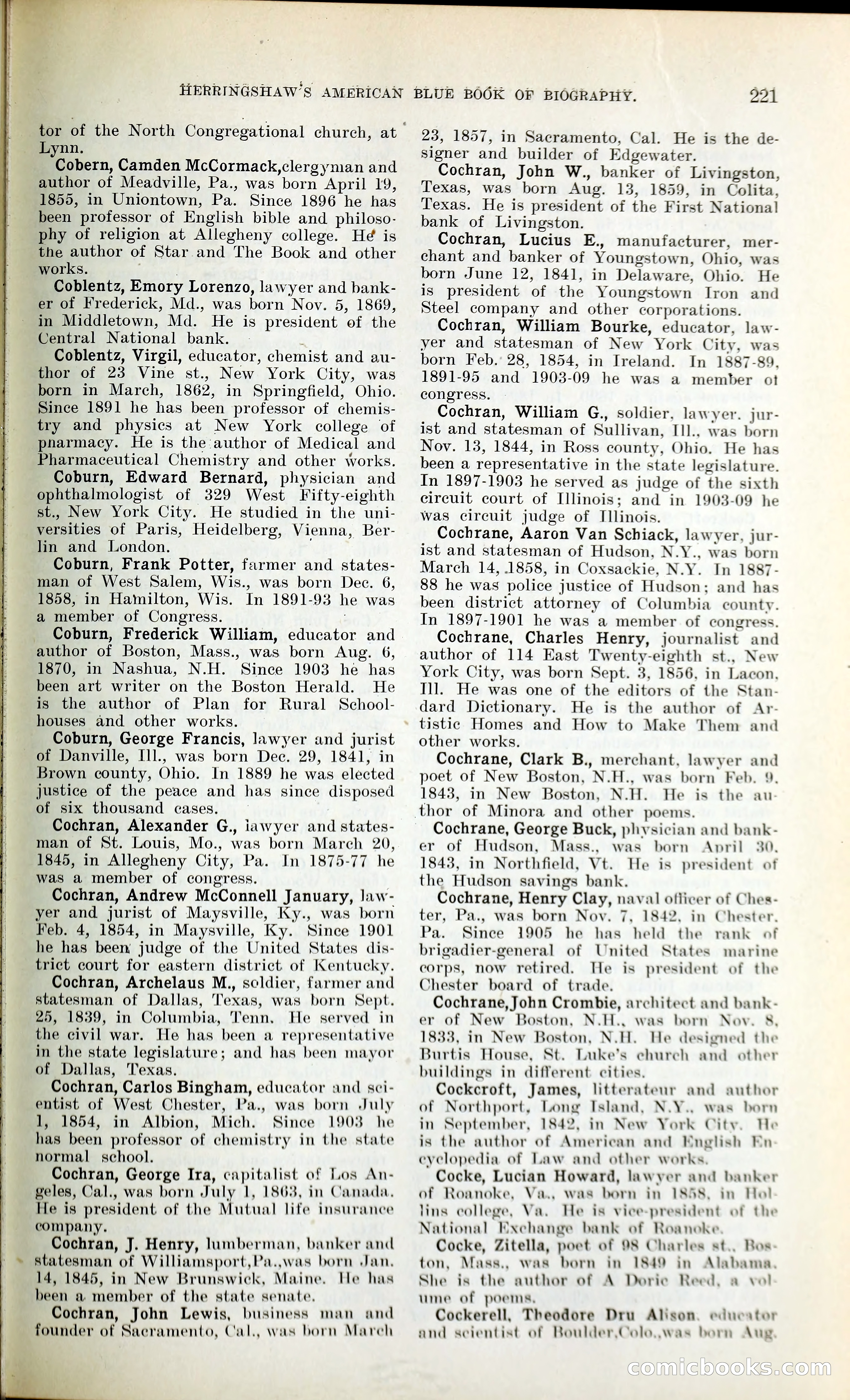 Herringshaw's American Blue Book of Biography — page 234 of 394
