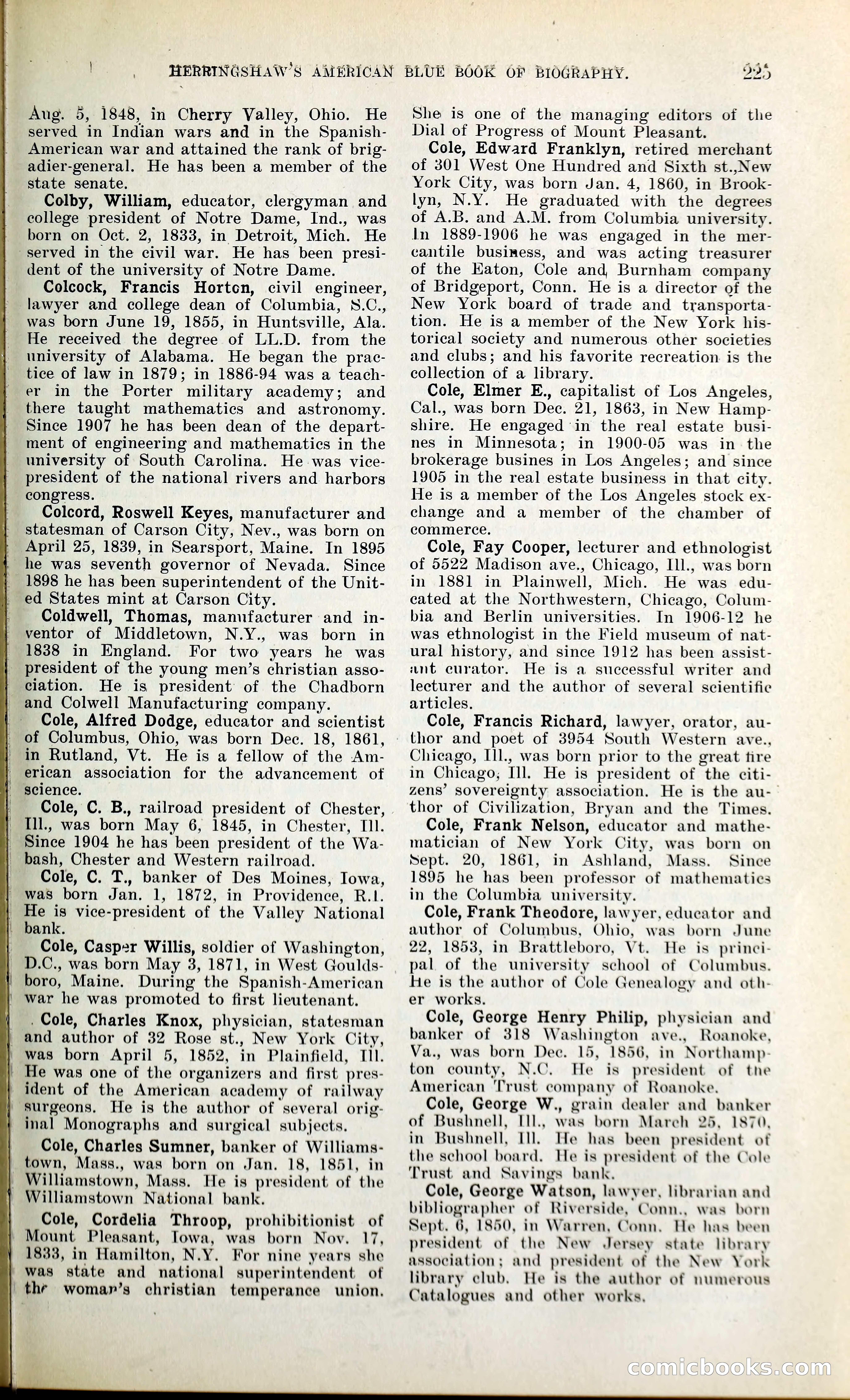 Herringshaw's American Blue Book of Biography — page 238 of 394