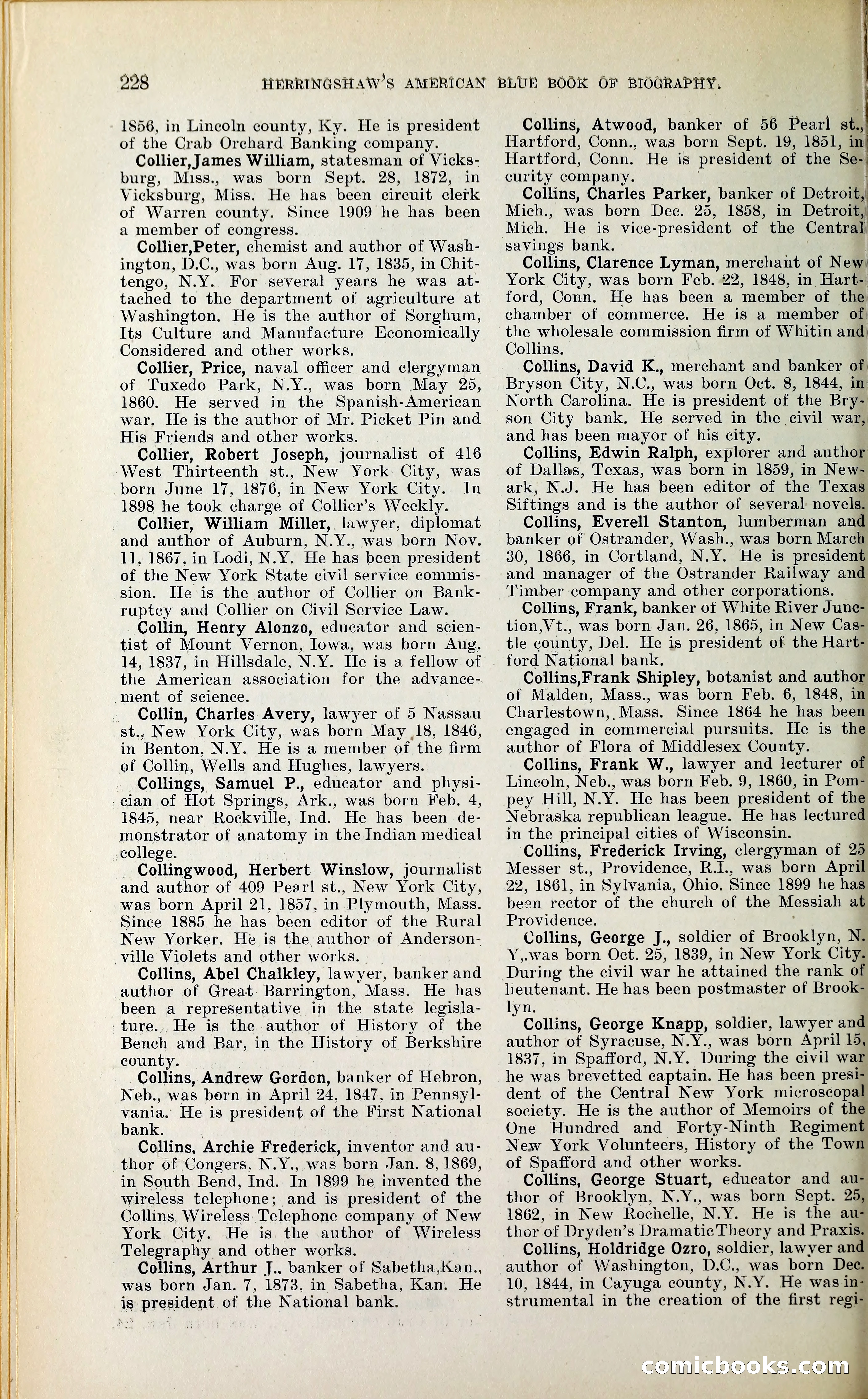 Herringshaw's American Blue Book of Biography — page 241 of 394