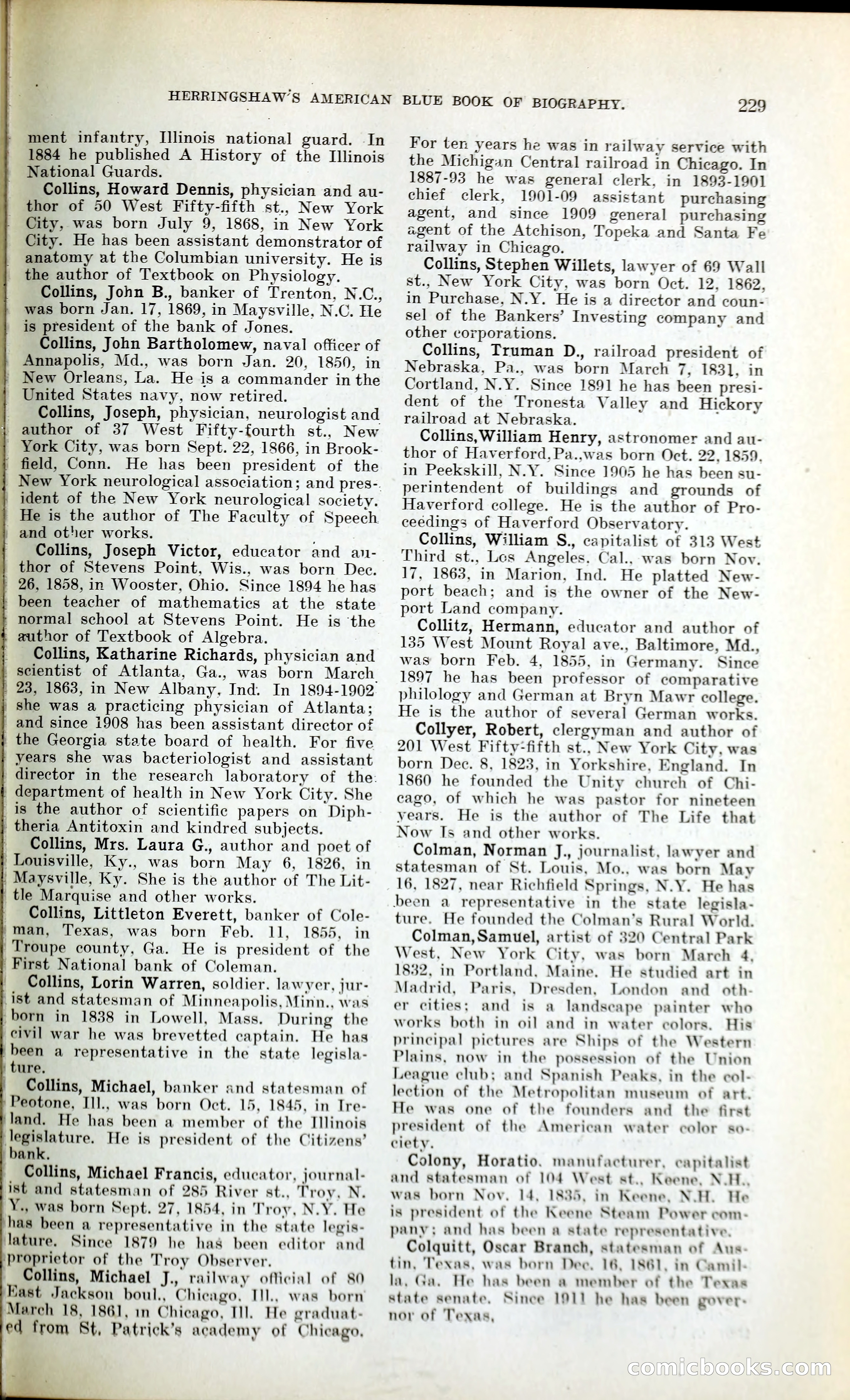 Herringshaw's American Blue Book of Biography — page 242 of 394
