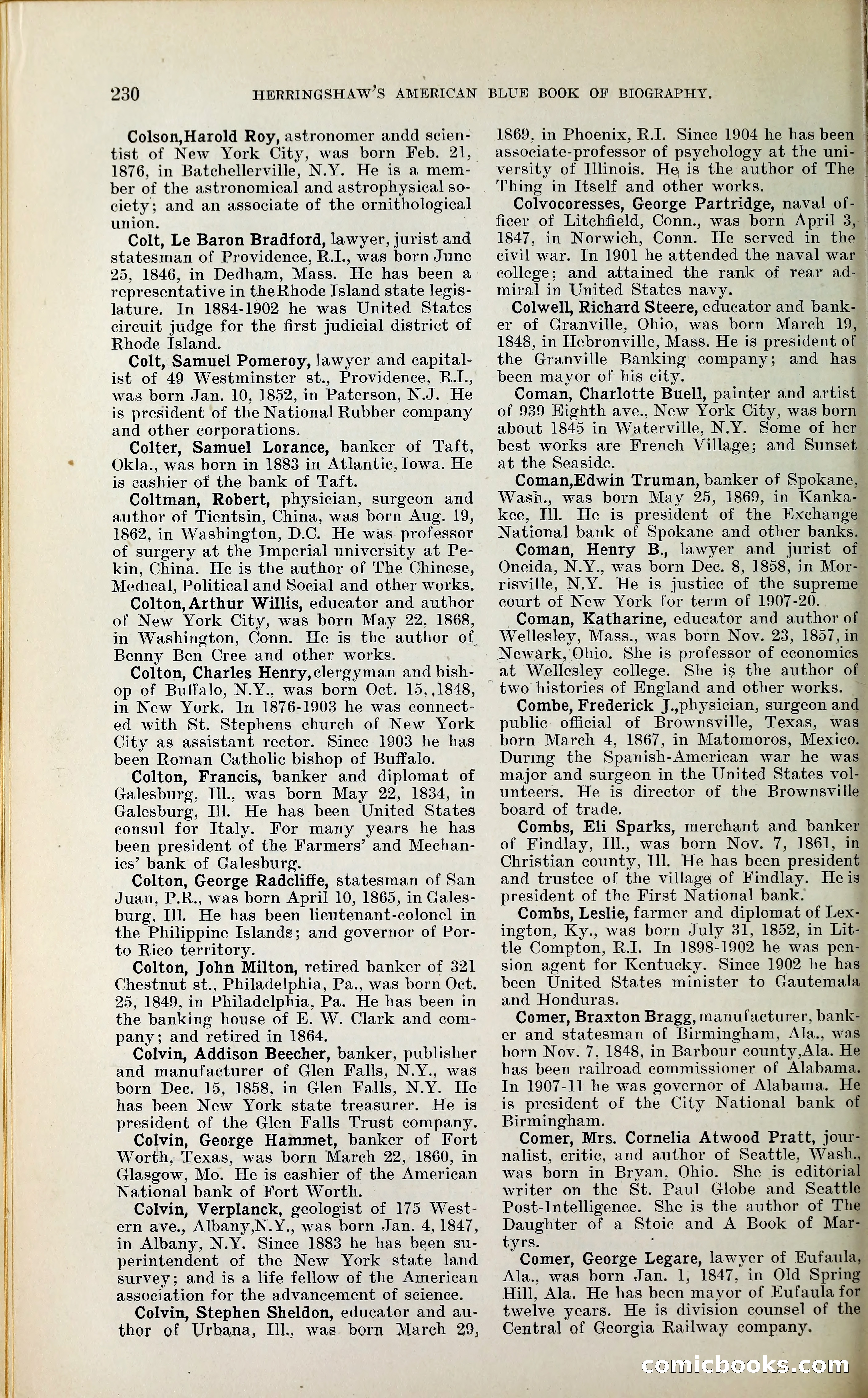 Herringshaw's American Blue Book of Biography — page 243 of 394