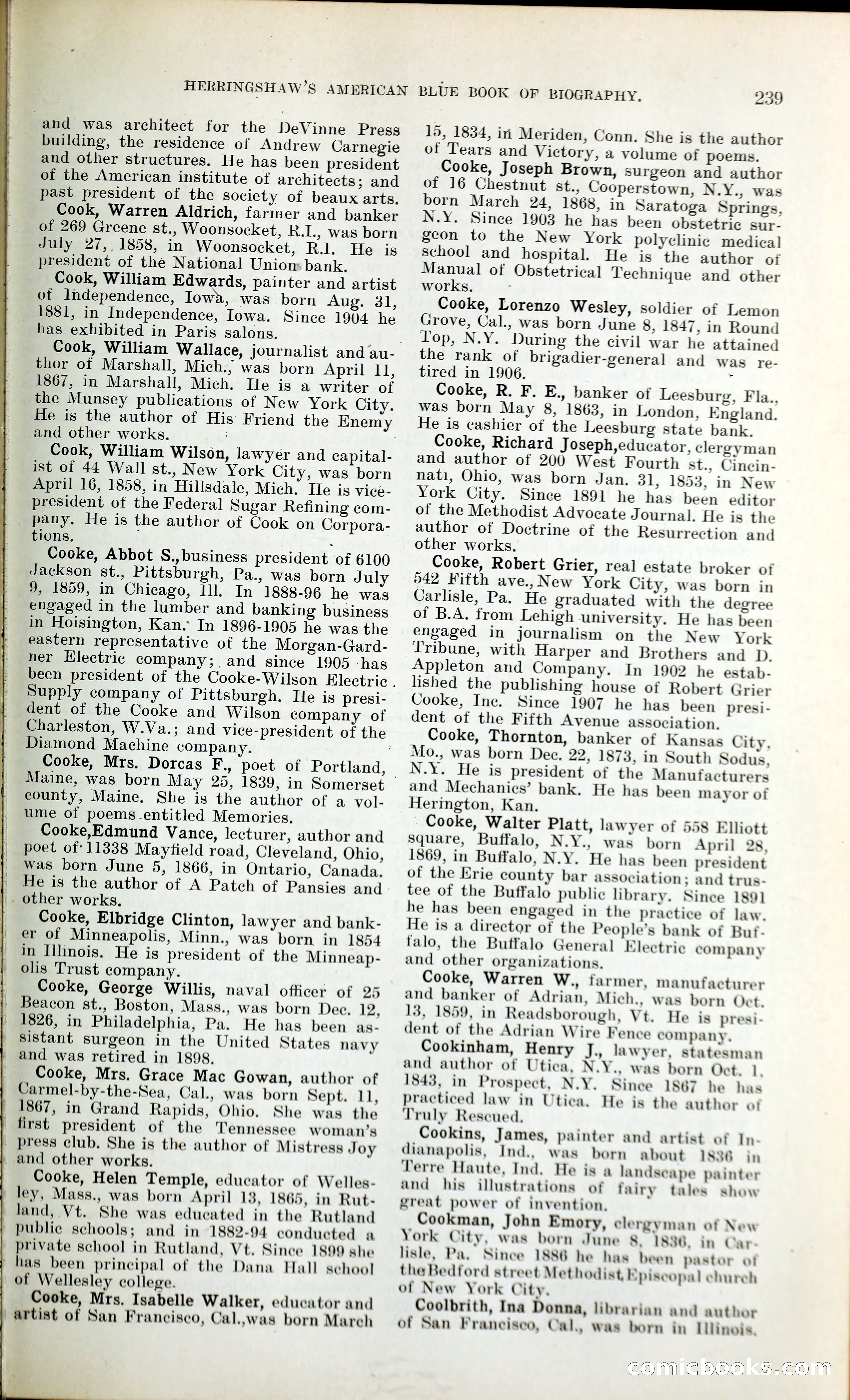 Herringshaw's American Blue Book of Biography — page 252 of 394