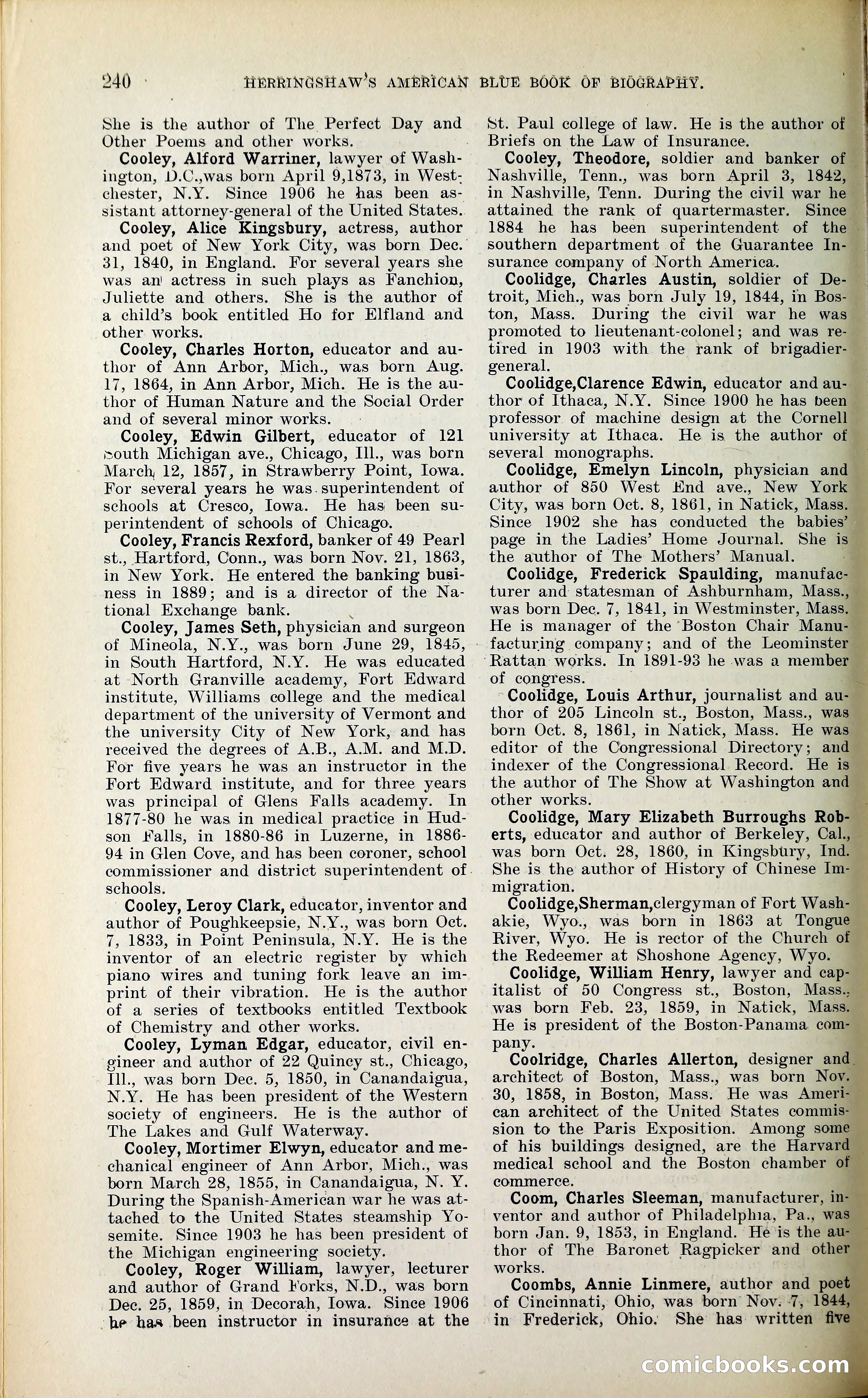 Herringshaw's American Blue Book of Biography — page 253 of 394