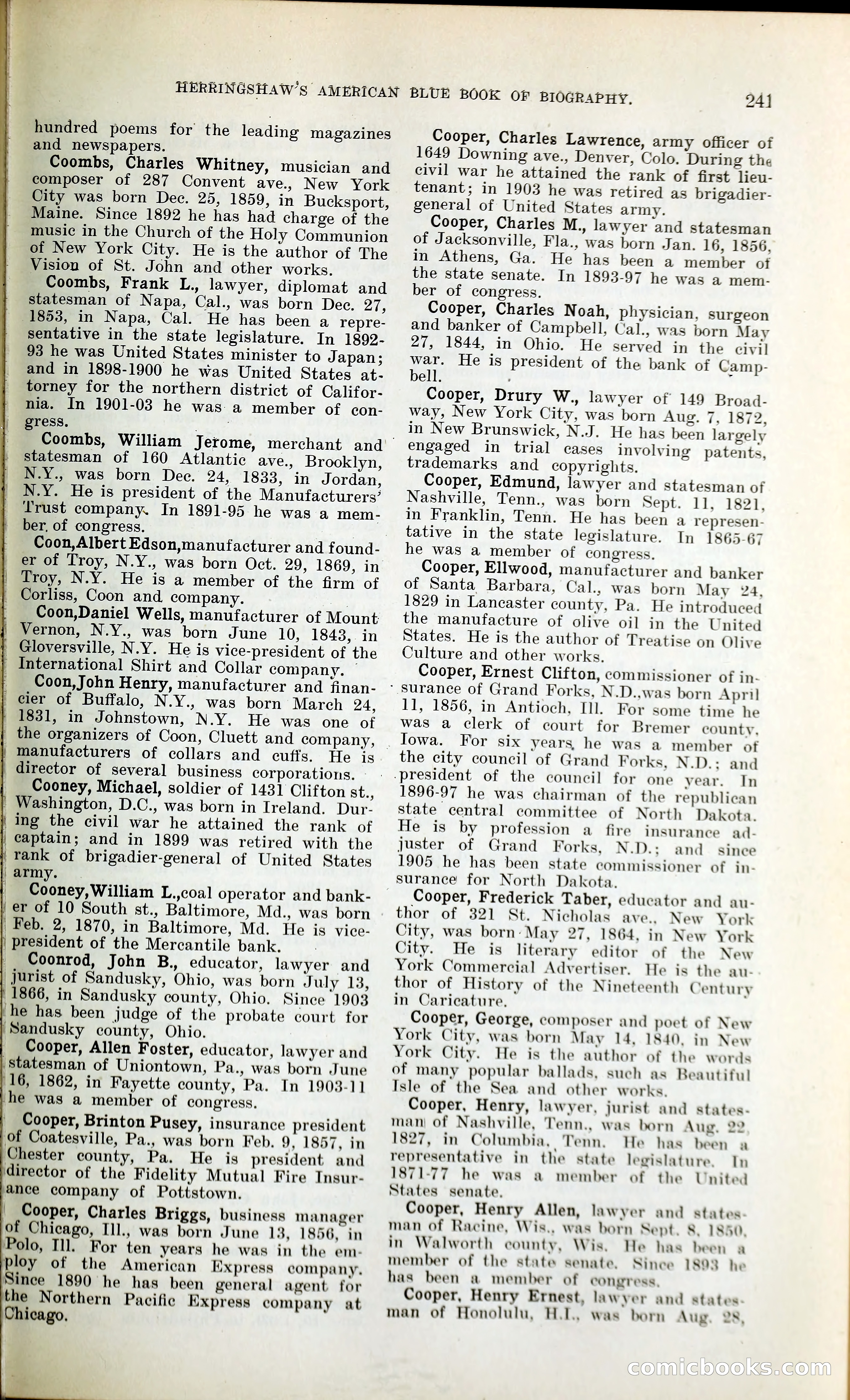 Herringshaw's American Blue Book of Biography — page 254 of 394