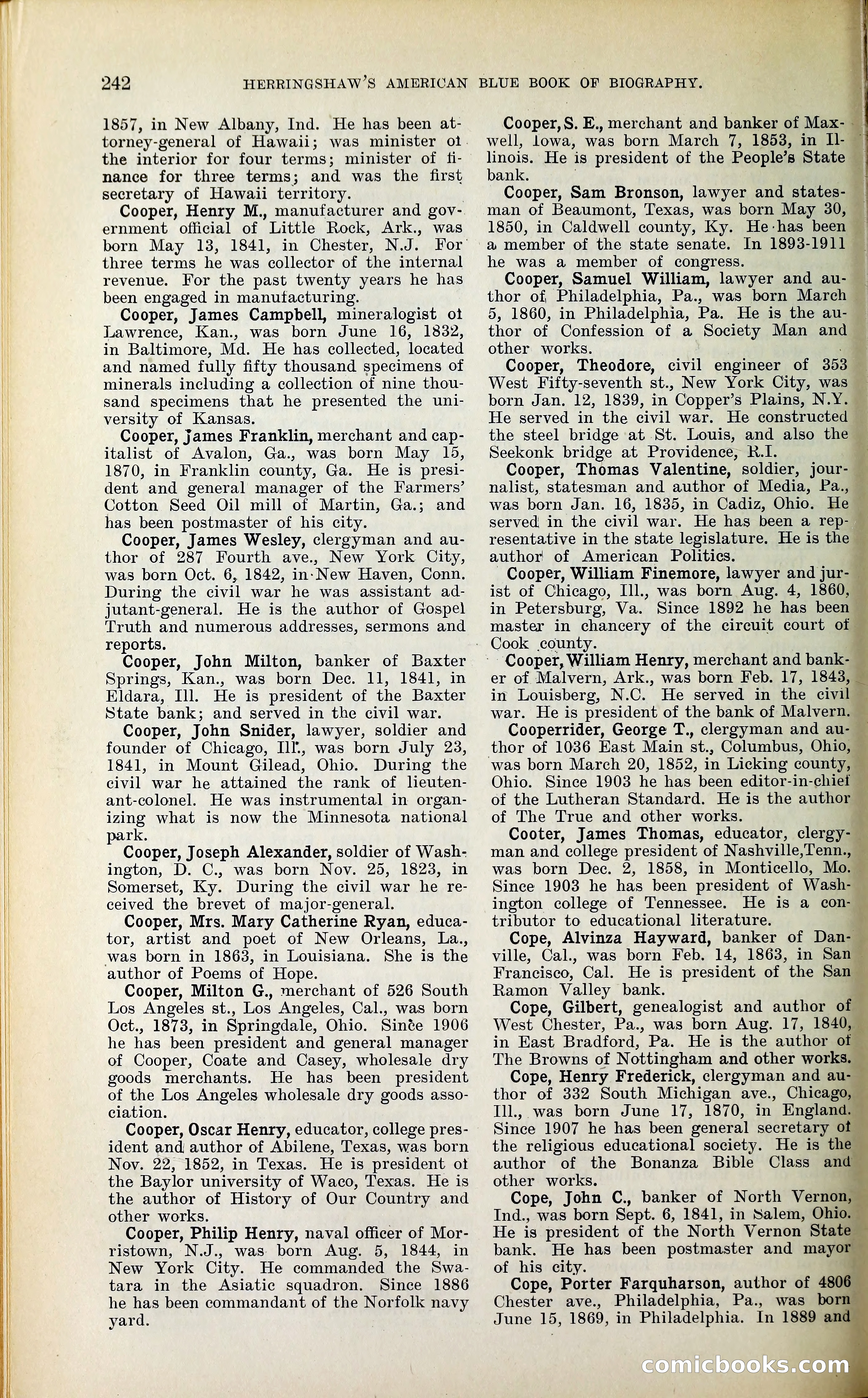 Herringshaw's American Blue Book of Biography — page 255 of 394