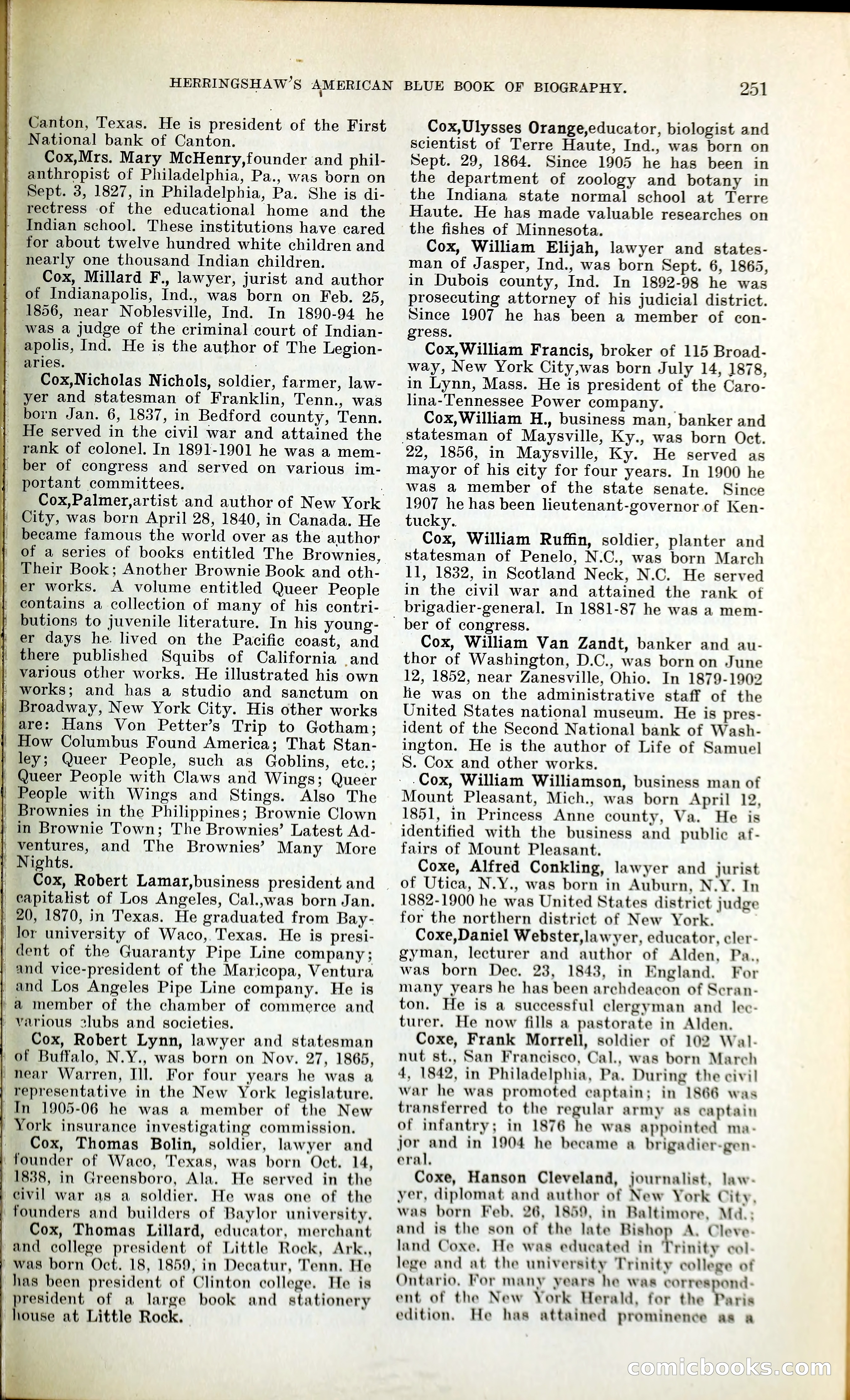 Herringshaw's American Blue Book of Biography — page 264 of 394