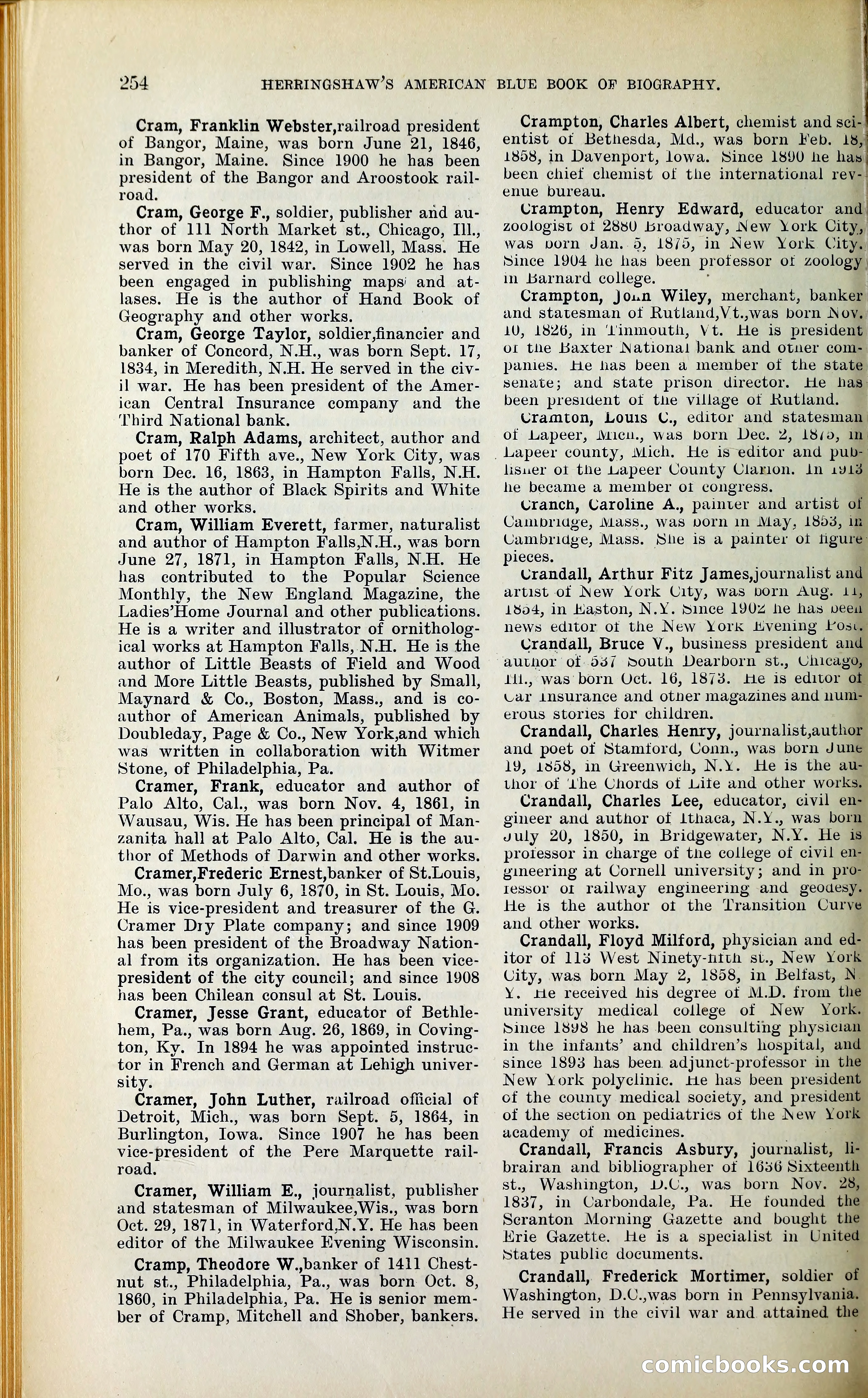 Herringshaw's American Blue Book of Biography — page 269 of 394