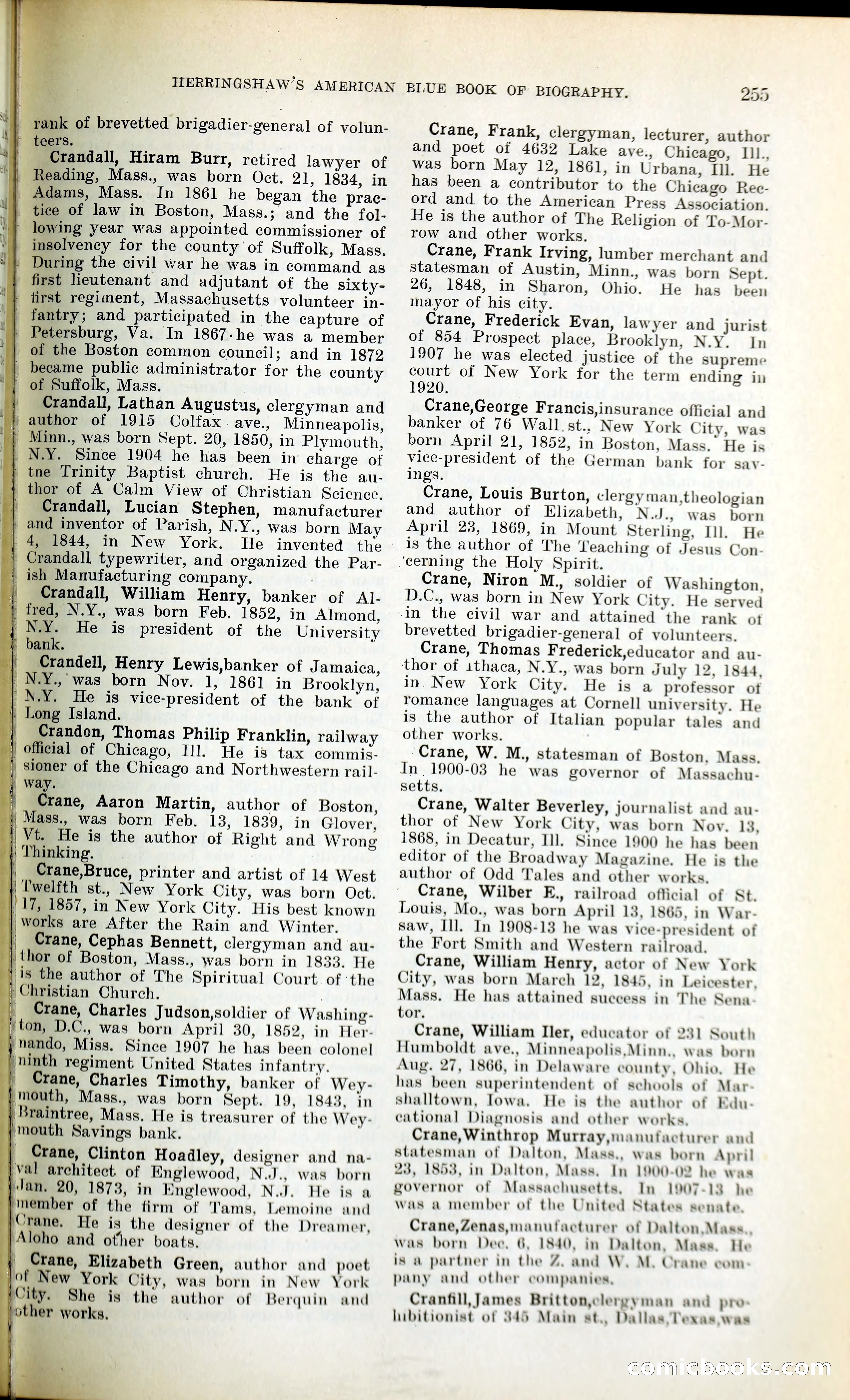 Herringshaw's American Blue Book of Biography — page 270 of 394