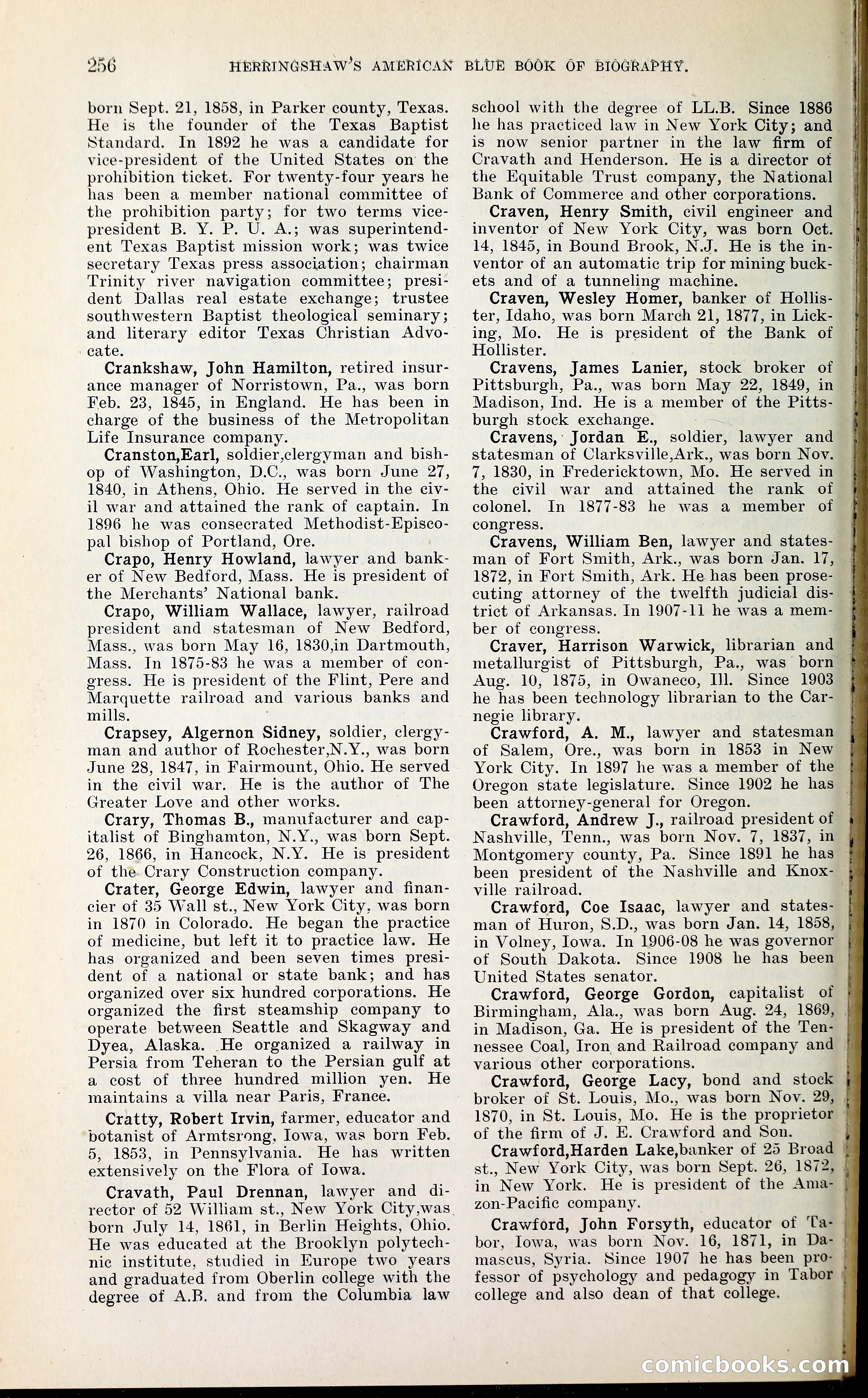 Herringshaw's American Blue Book of Biography — page 271 of 394
