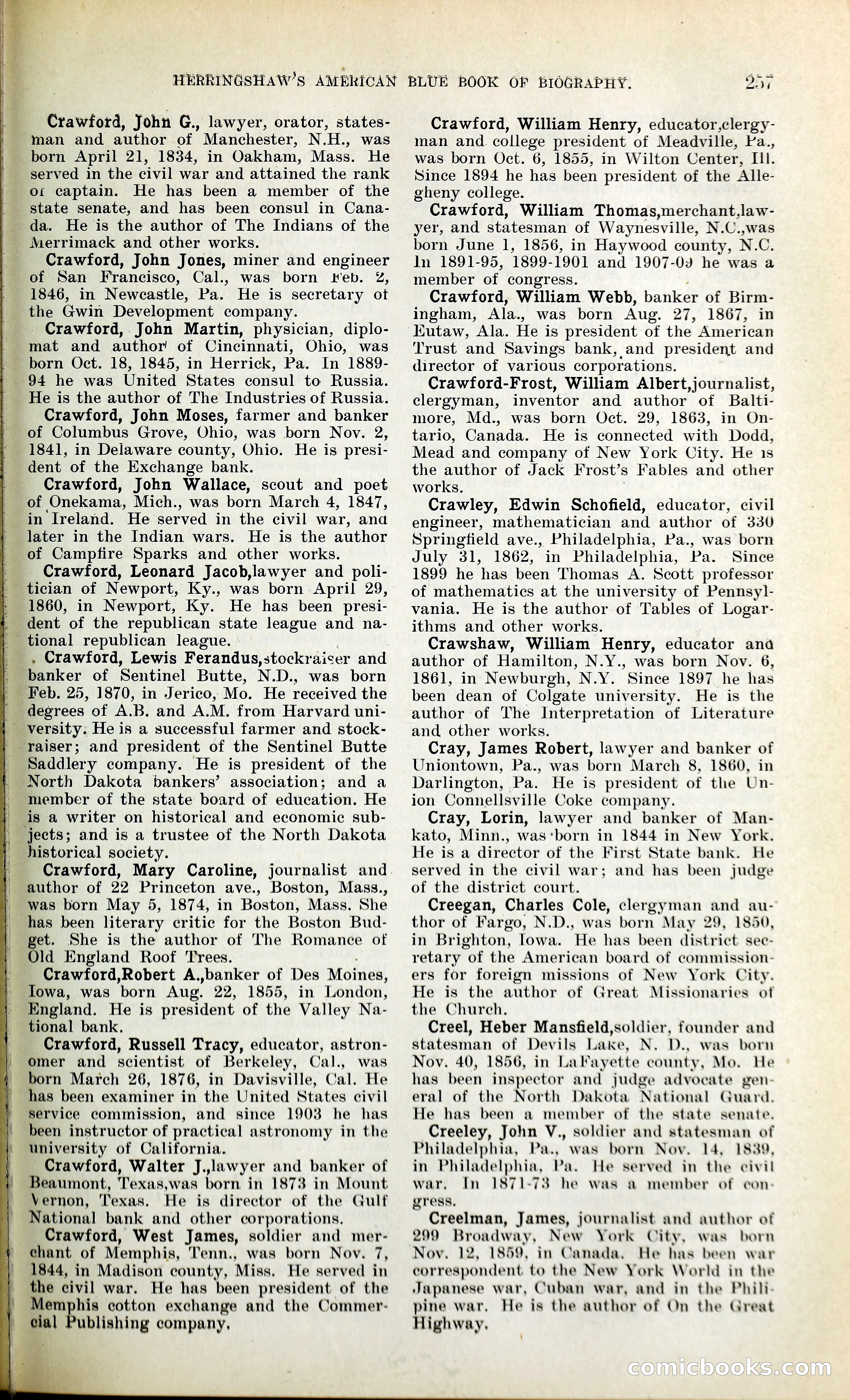 Herringshaw's American Blue Book of Biography — page 272 of 394