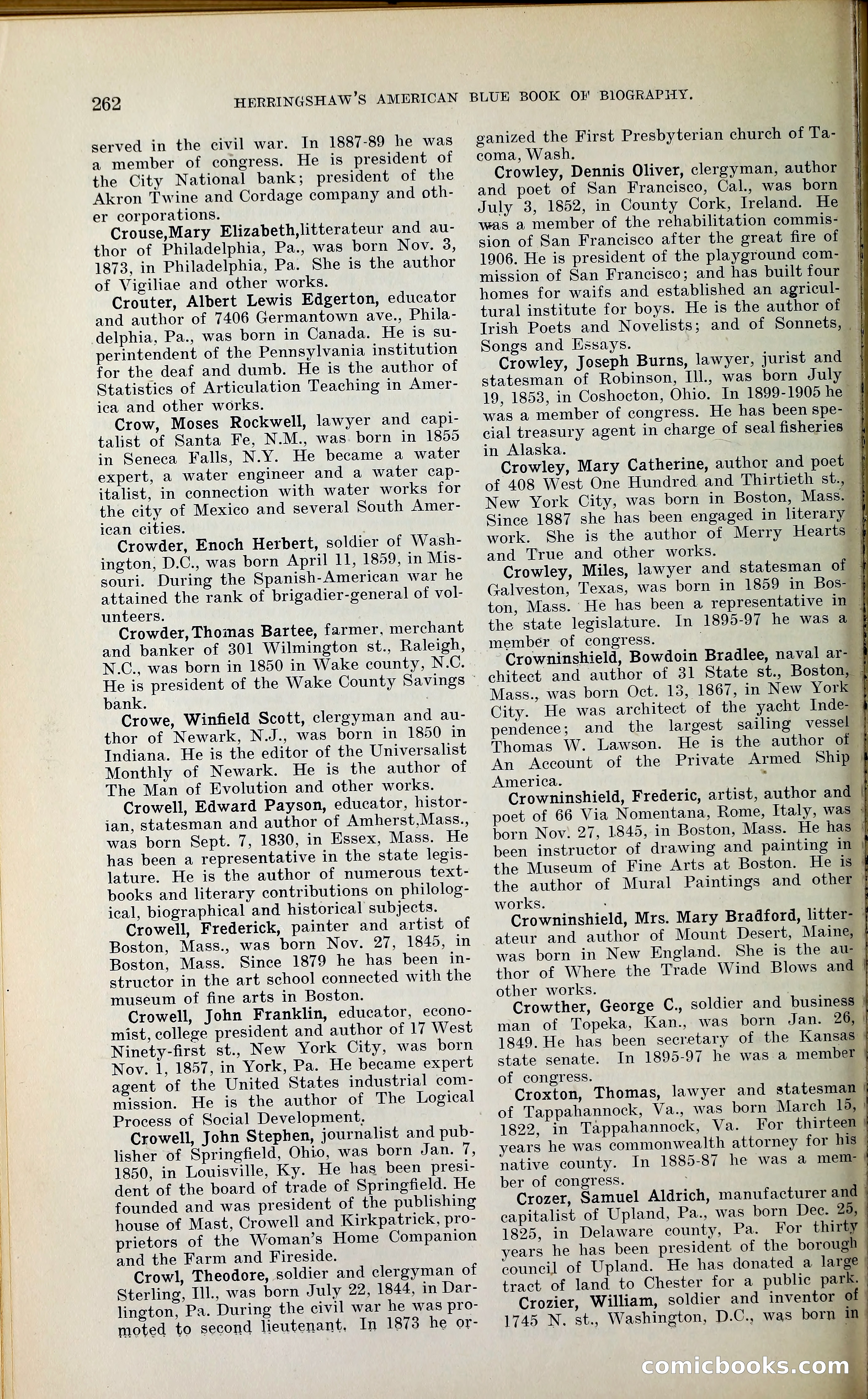 Herringshaw's American Blue Book of Biography — page 277 of 394