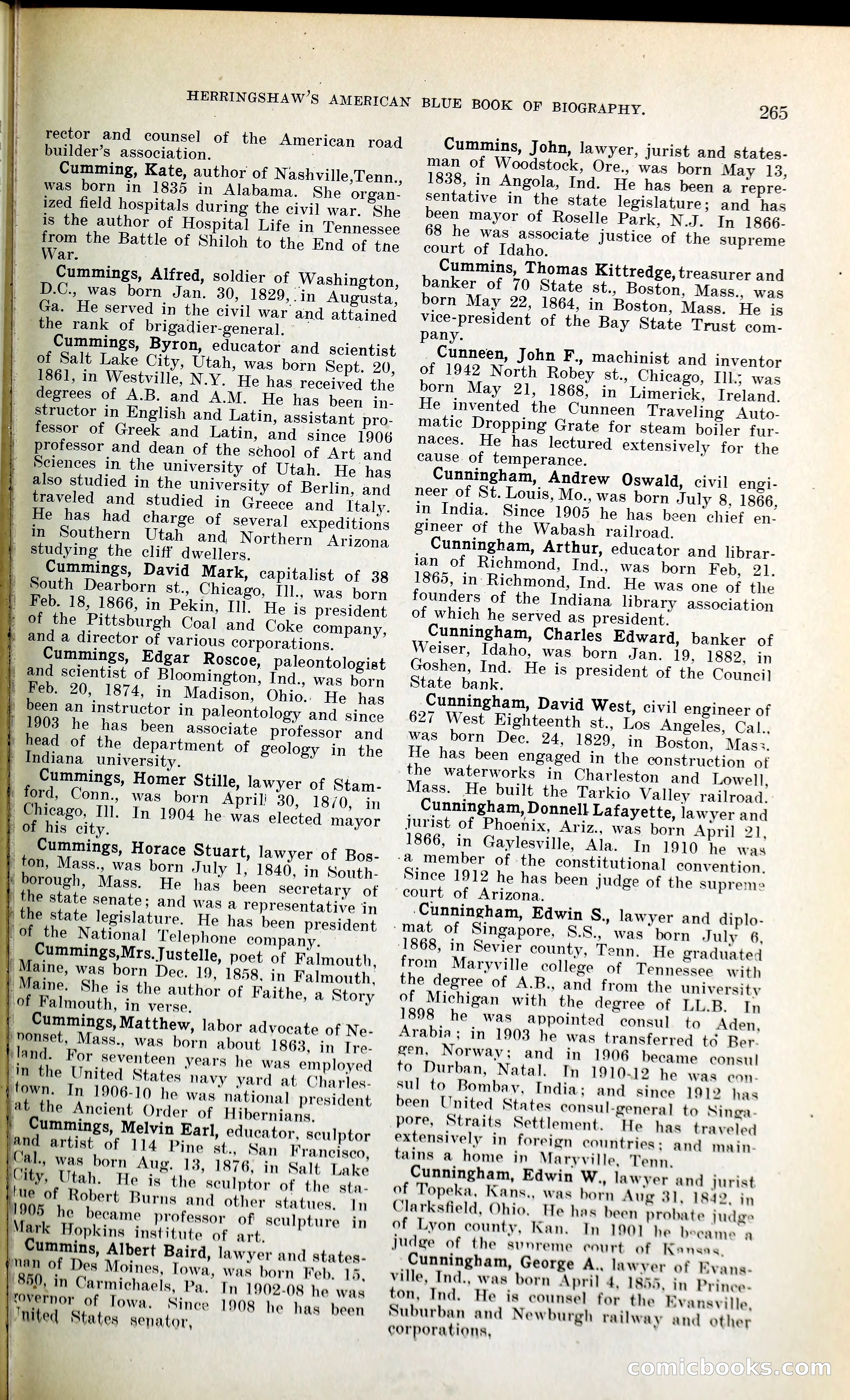 Herringshaw's American Blue Book of Biography — page 280 of 394