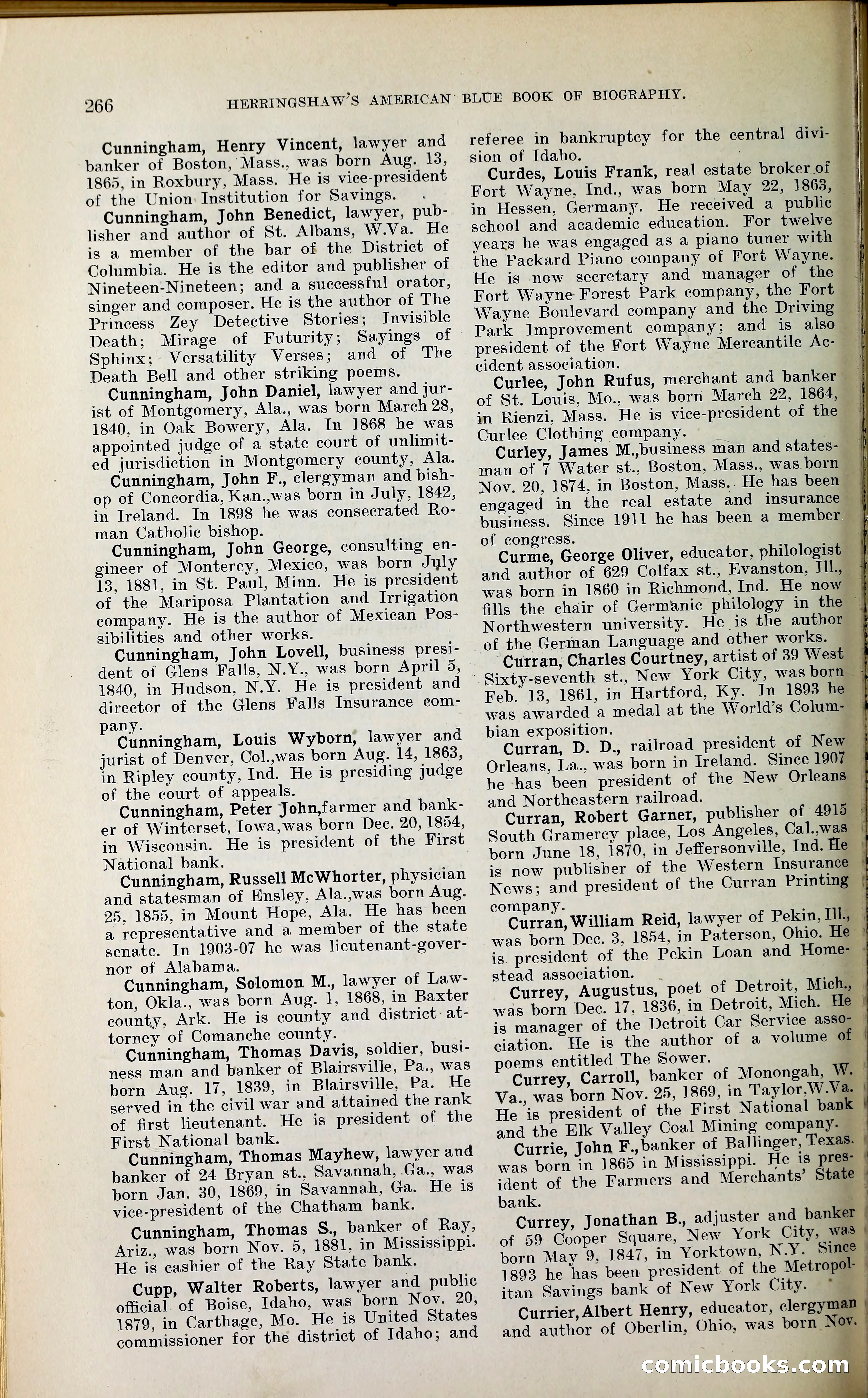 Herringshaw's American Blue Book of Biography — page 281 of 394