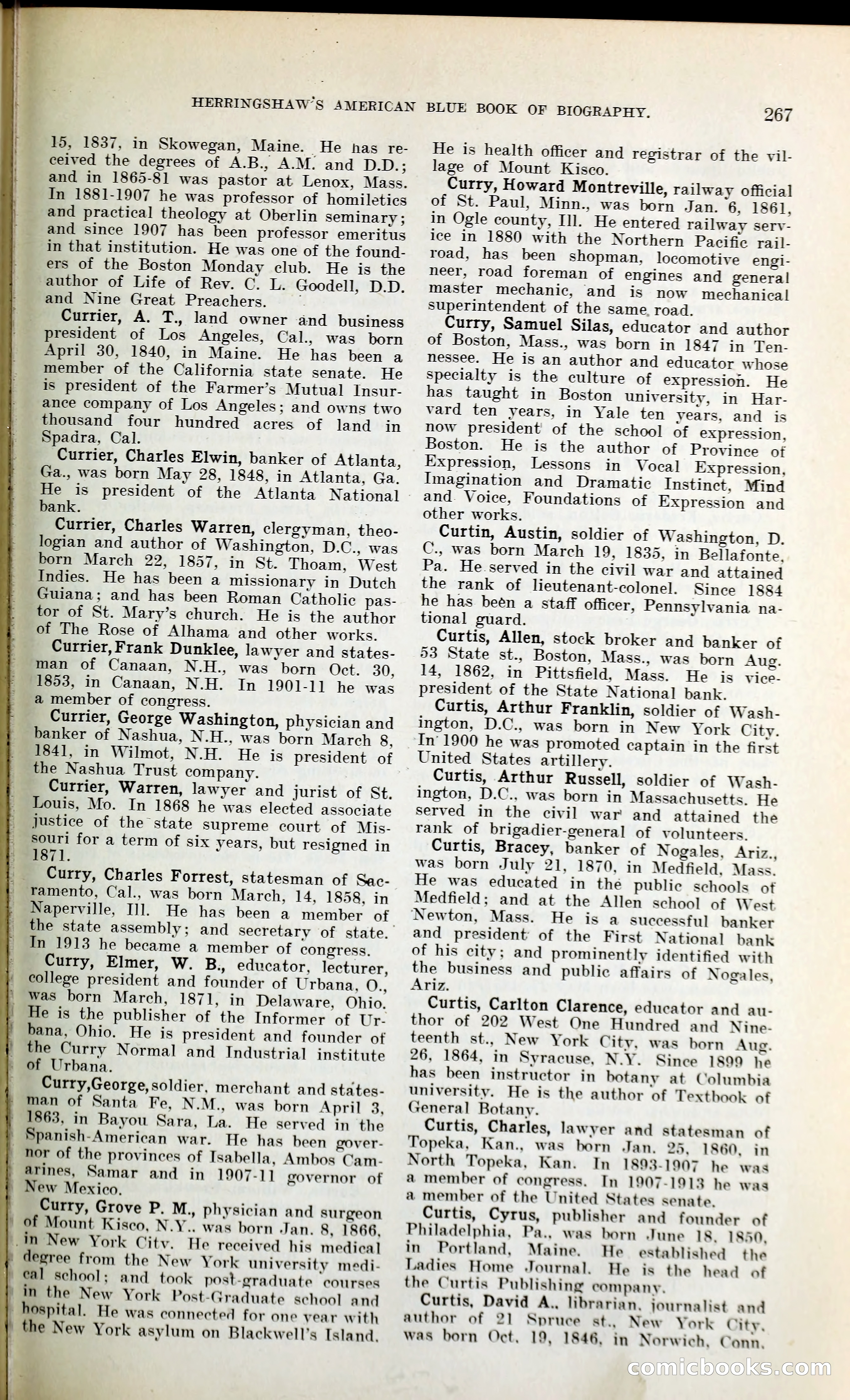 Herringshaw's American Blue Book of Biography — page 282 of 394