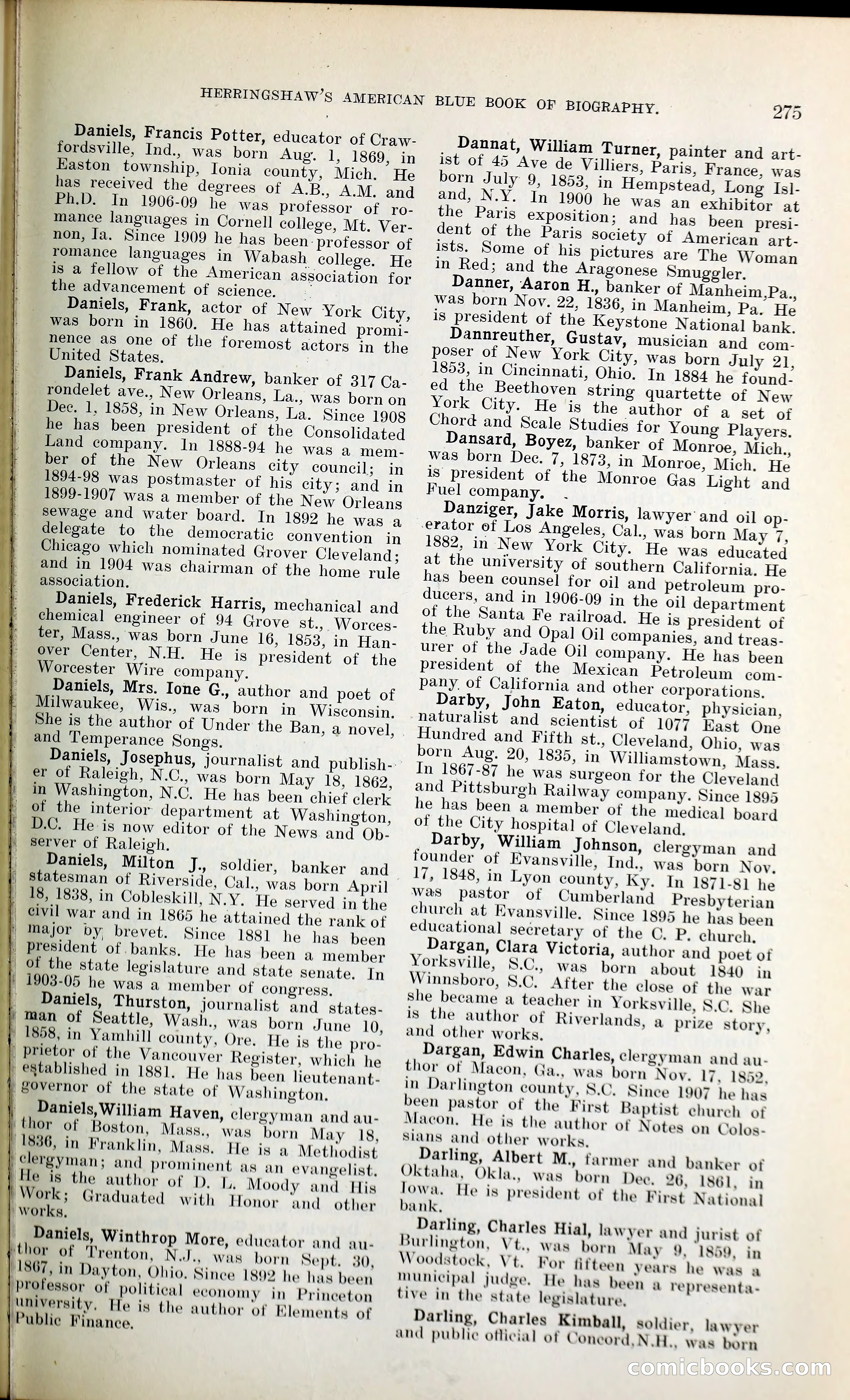 Herringshaw's American Blue Book of Biography — page 290 of 394