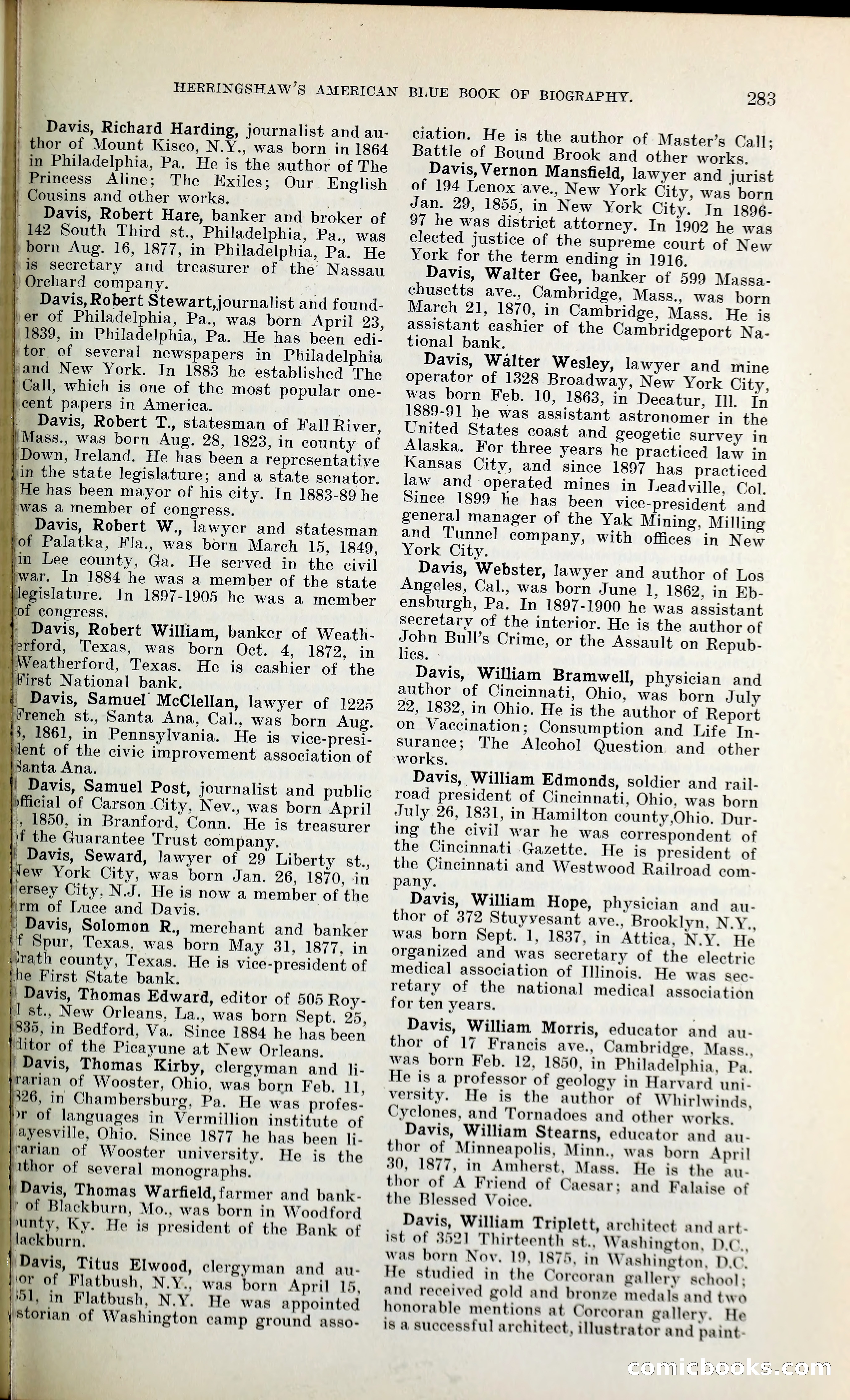 Herringshaw's American Blue Book of Biography — page 298 of 394