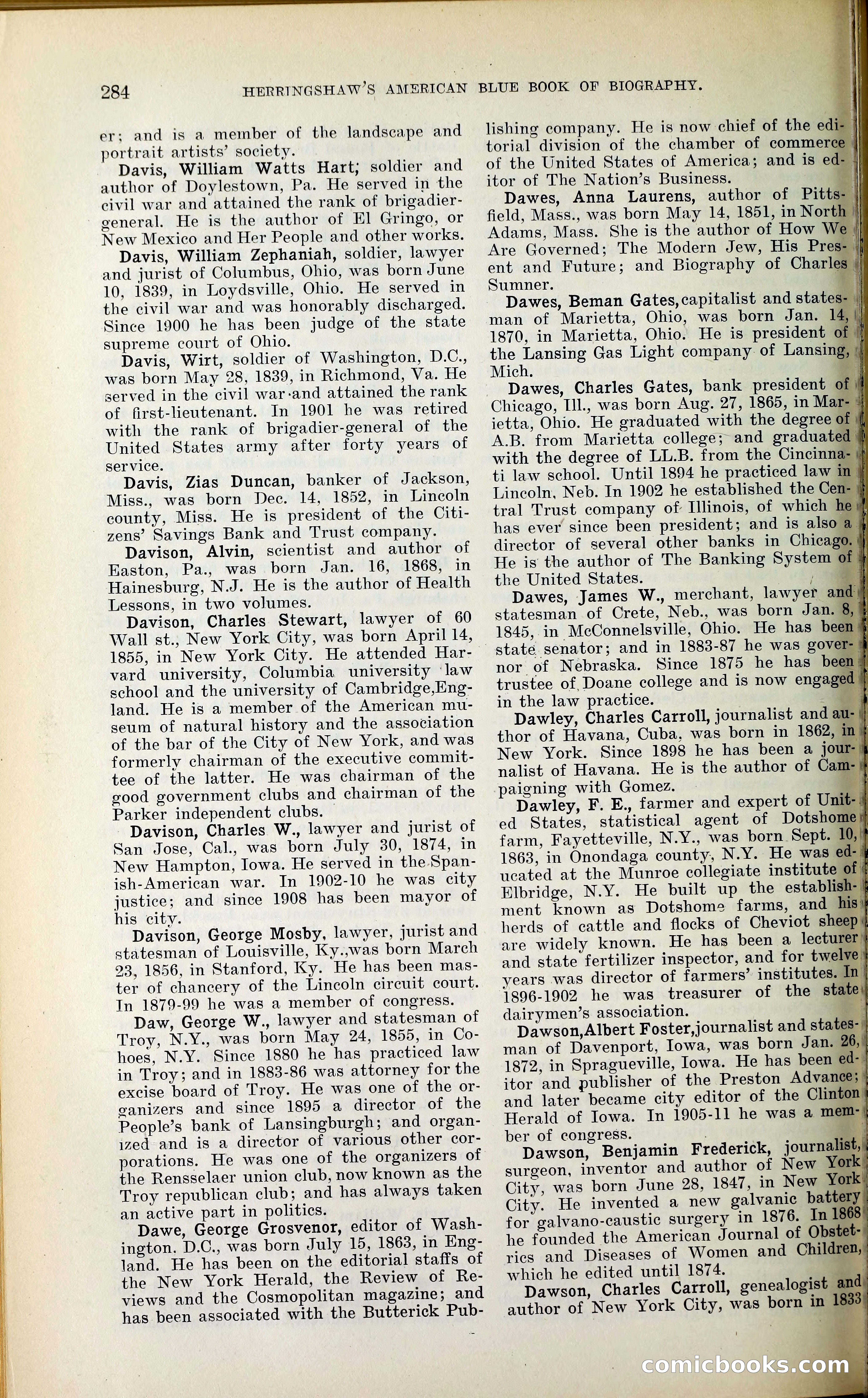 Herringshaw's American Blue Book of Biography — page 299 of 394