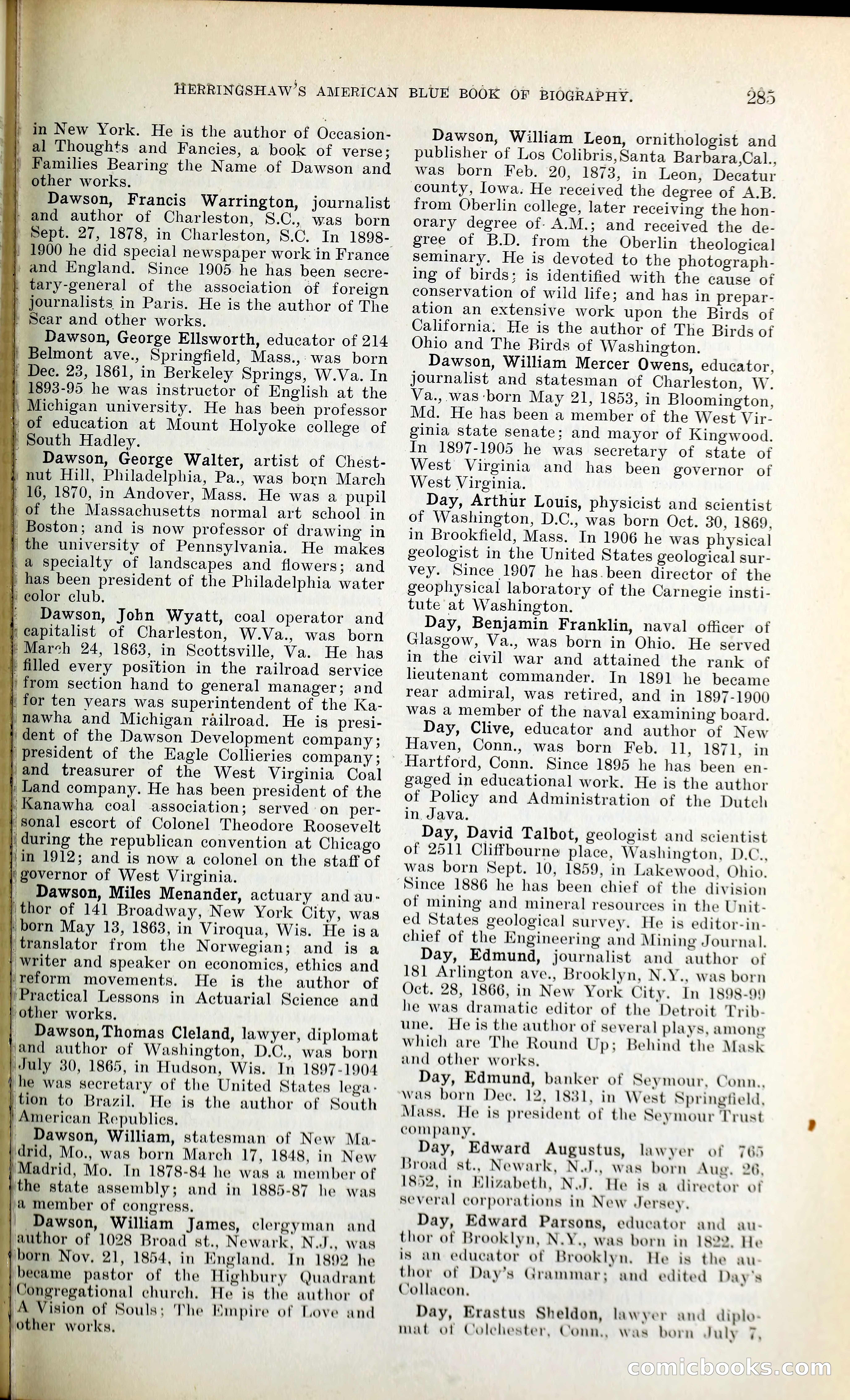 Herringshaw's American Blue Book of Biography — page 300 of 394